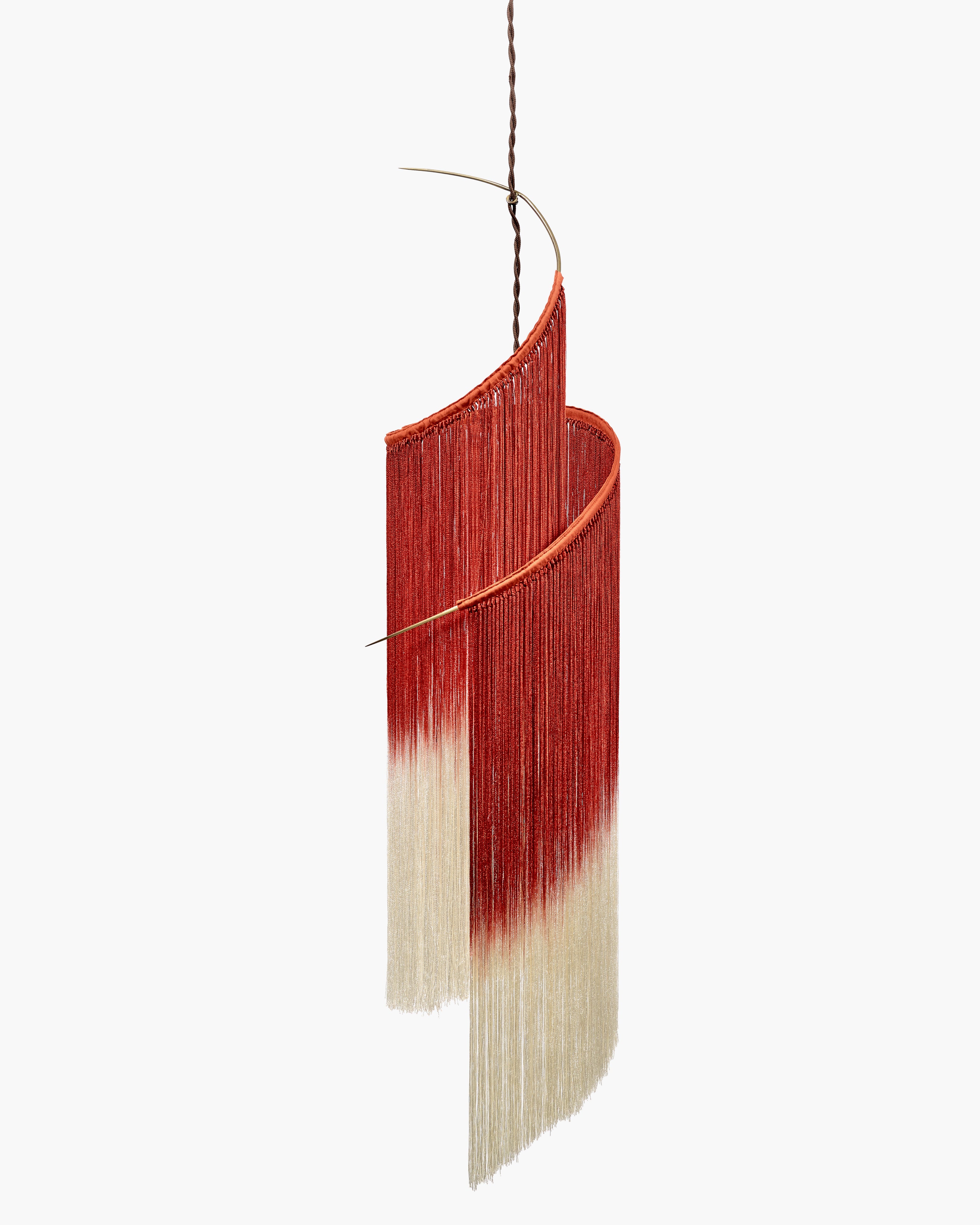 Pendant lamp scarlet/cream Rey 1