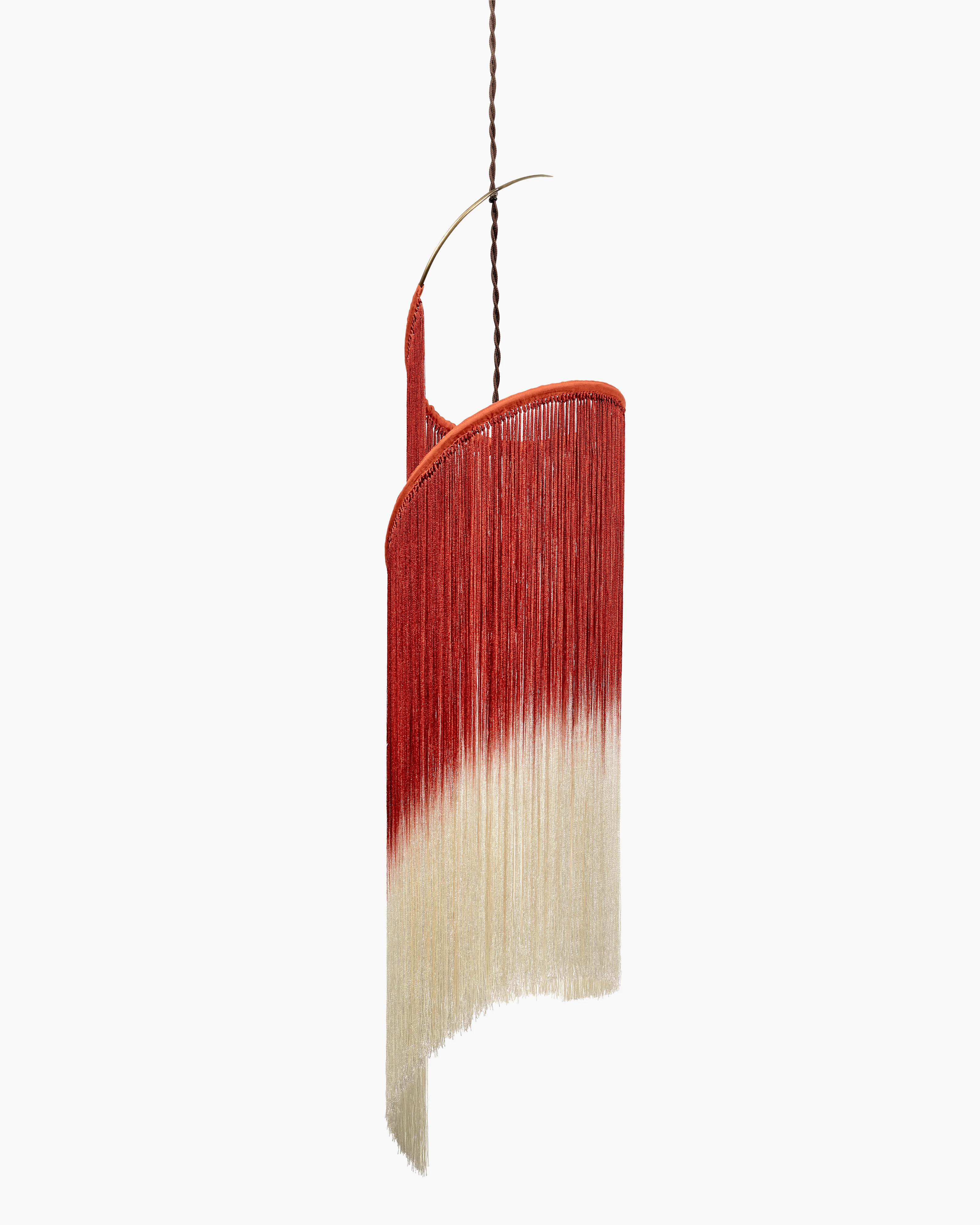 Pendant lamp scarlet/cream Rey 1 - Image 3