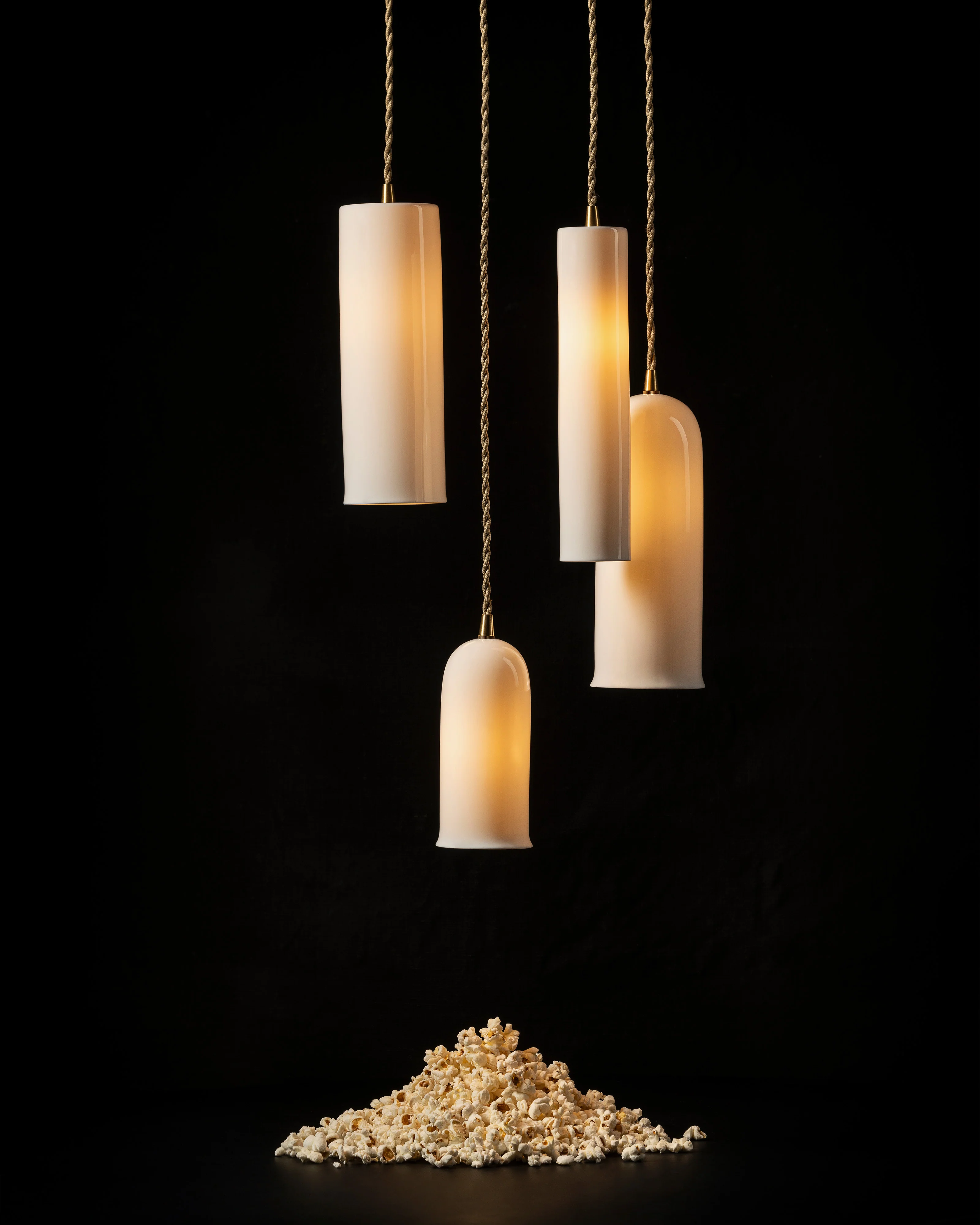 Pendant lamp white Olympia n°3 Terres de Rêves - Image 5