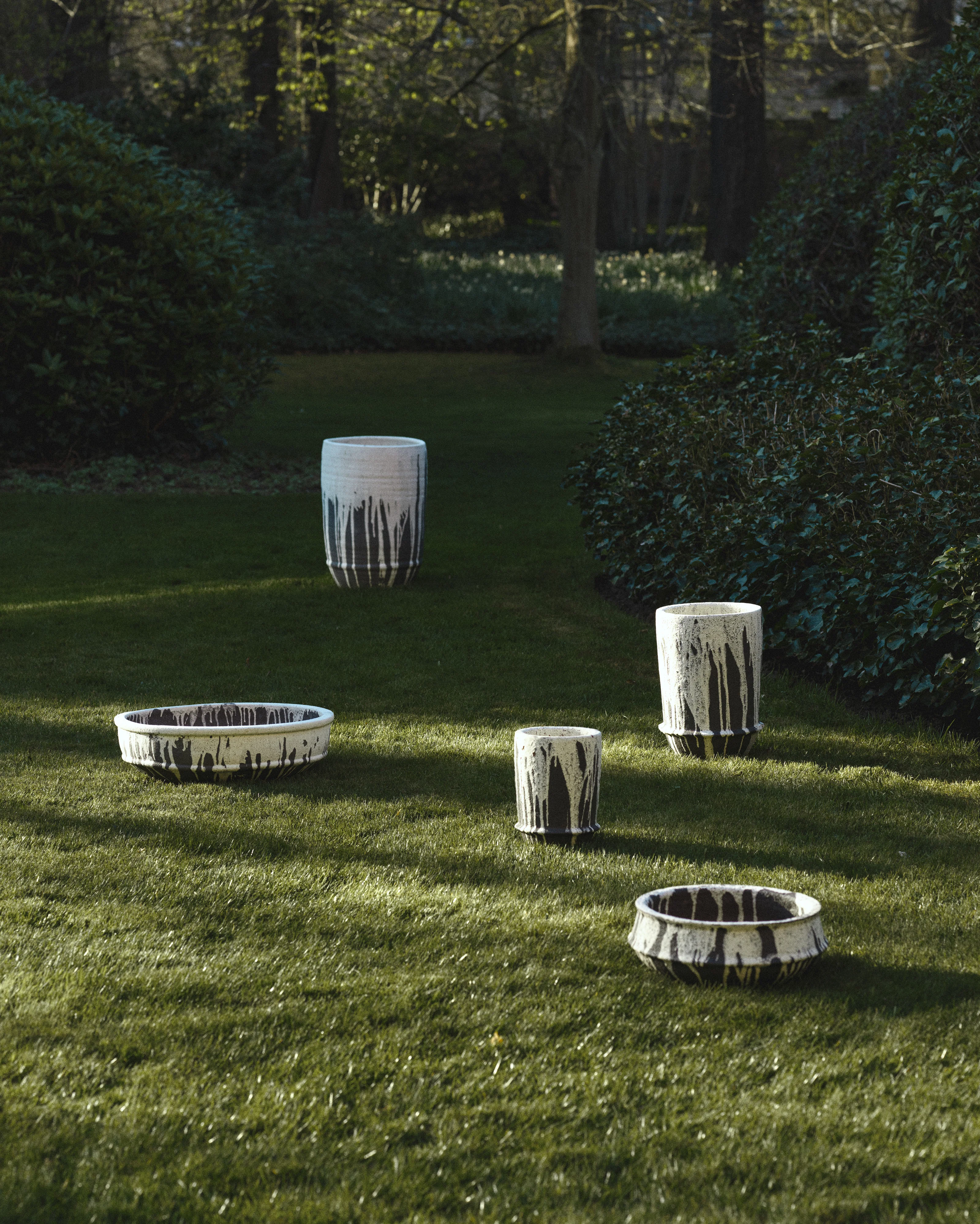 Planter 02 S off-white/dark brown Dune - Image 3