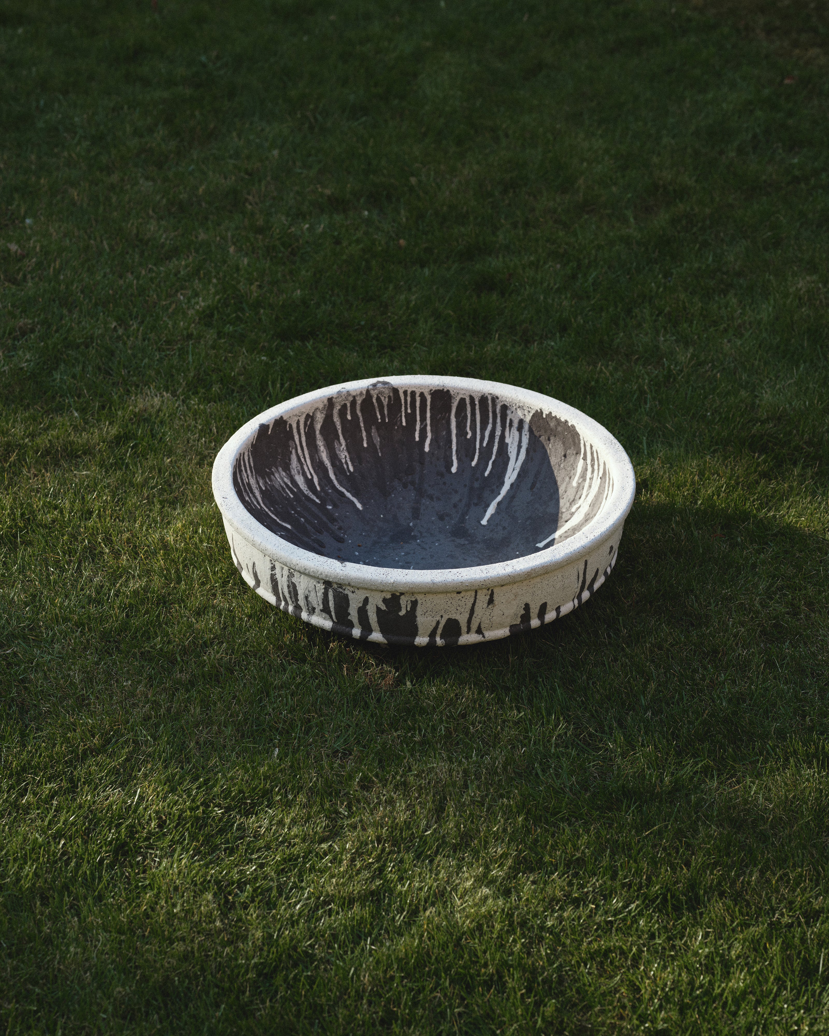 Planter bowl 02 L off-white/dark brown Dune - Image 3