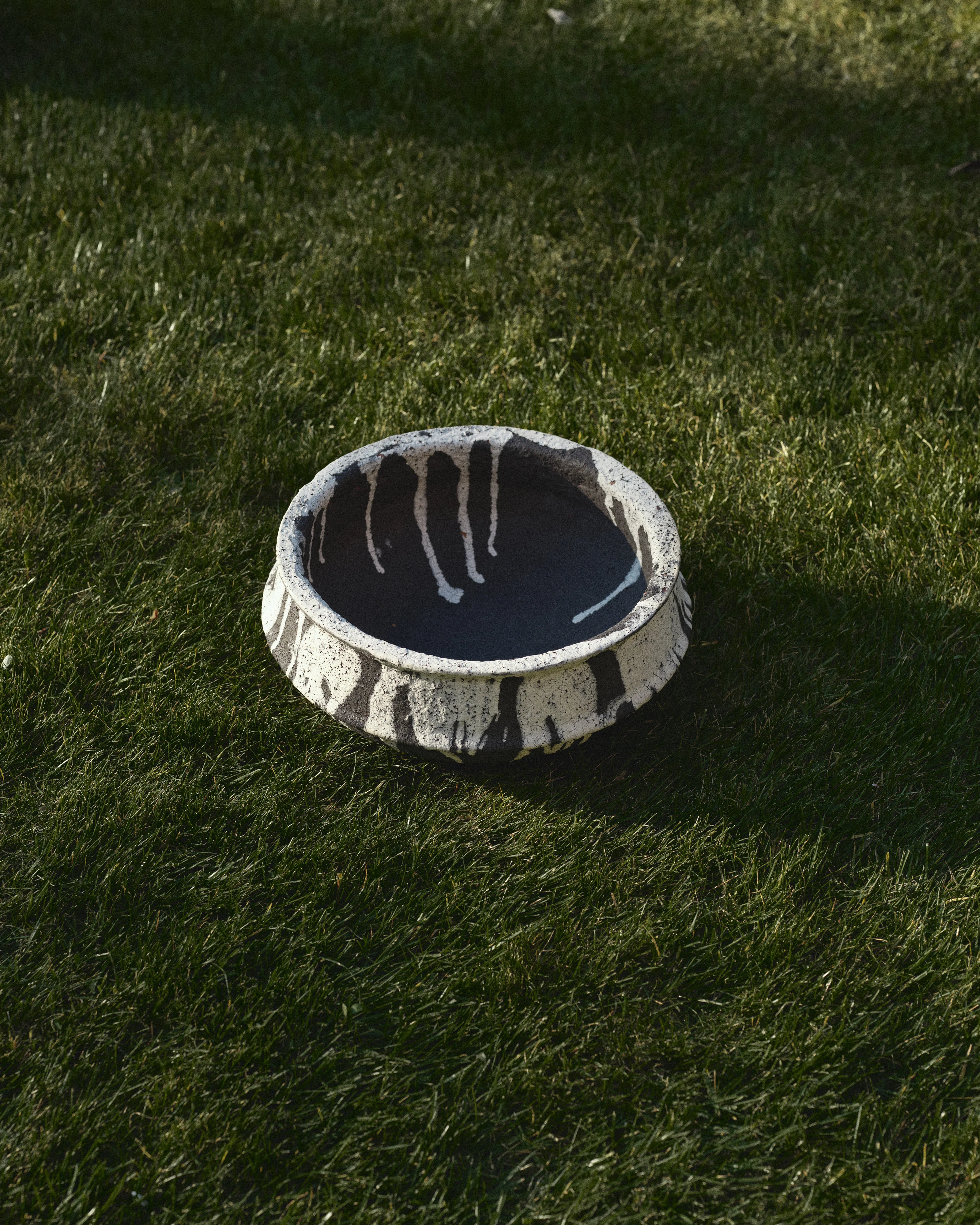 Planter bowl 02 S off-white/dark brown Dune - Image 3