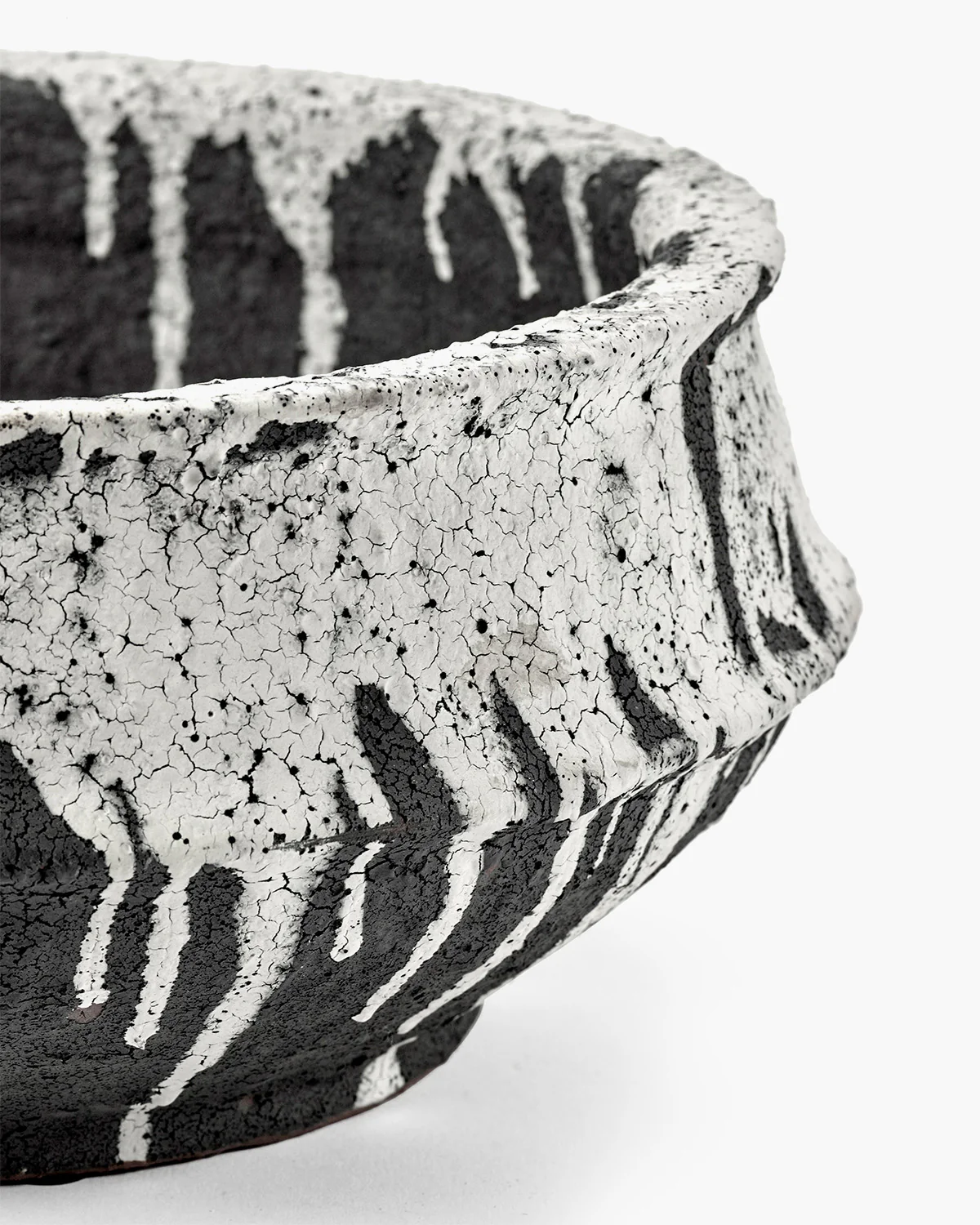 Planter bowl 02 S off-white/dark brown Dune - Image 4
