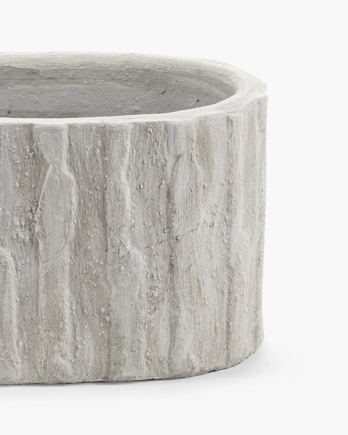 Planter low 03 off-white Rift - Image 4