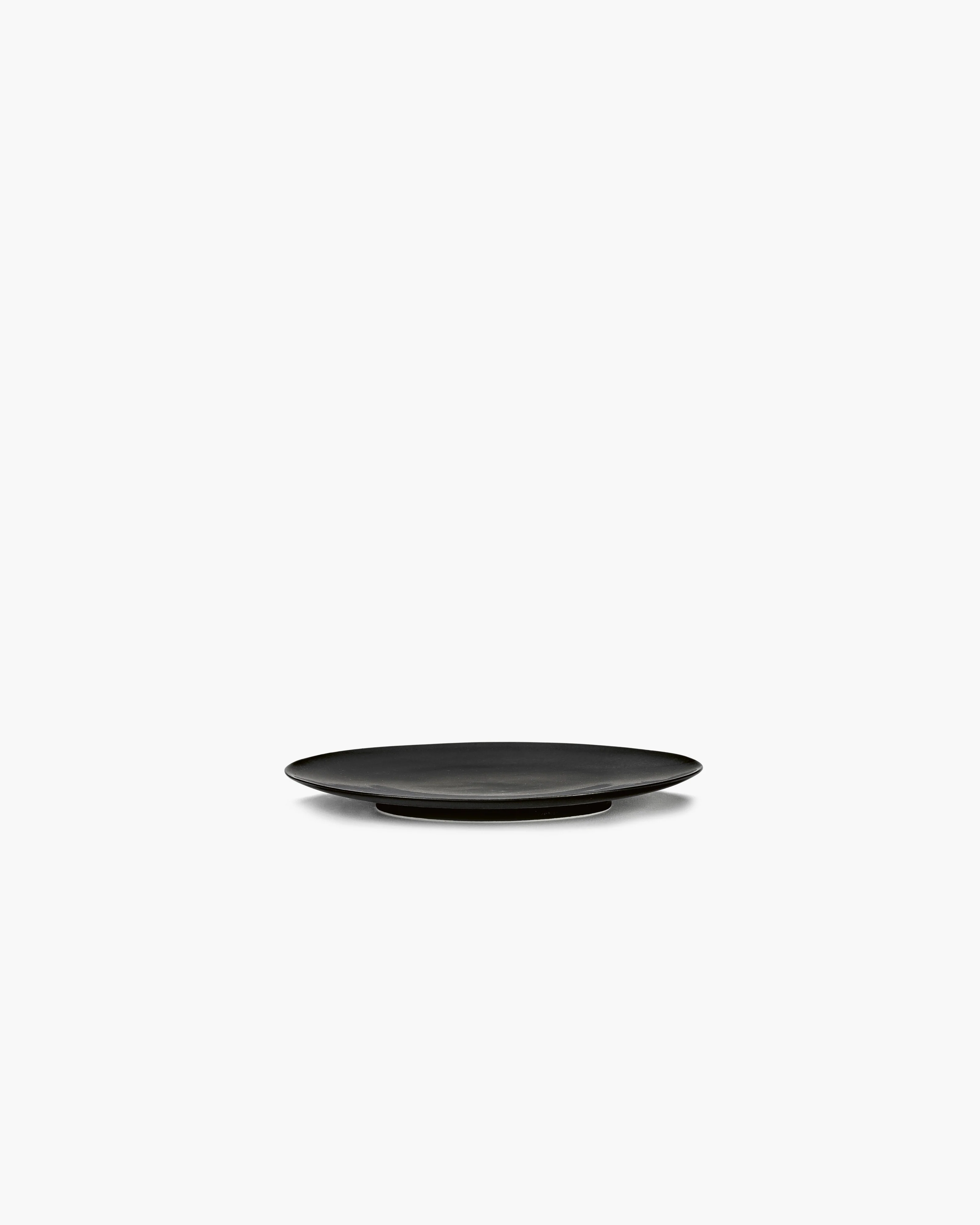 Breakfast plate black Ra