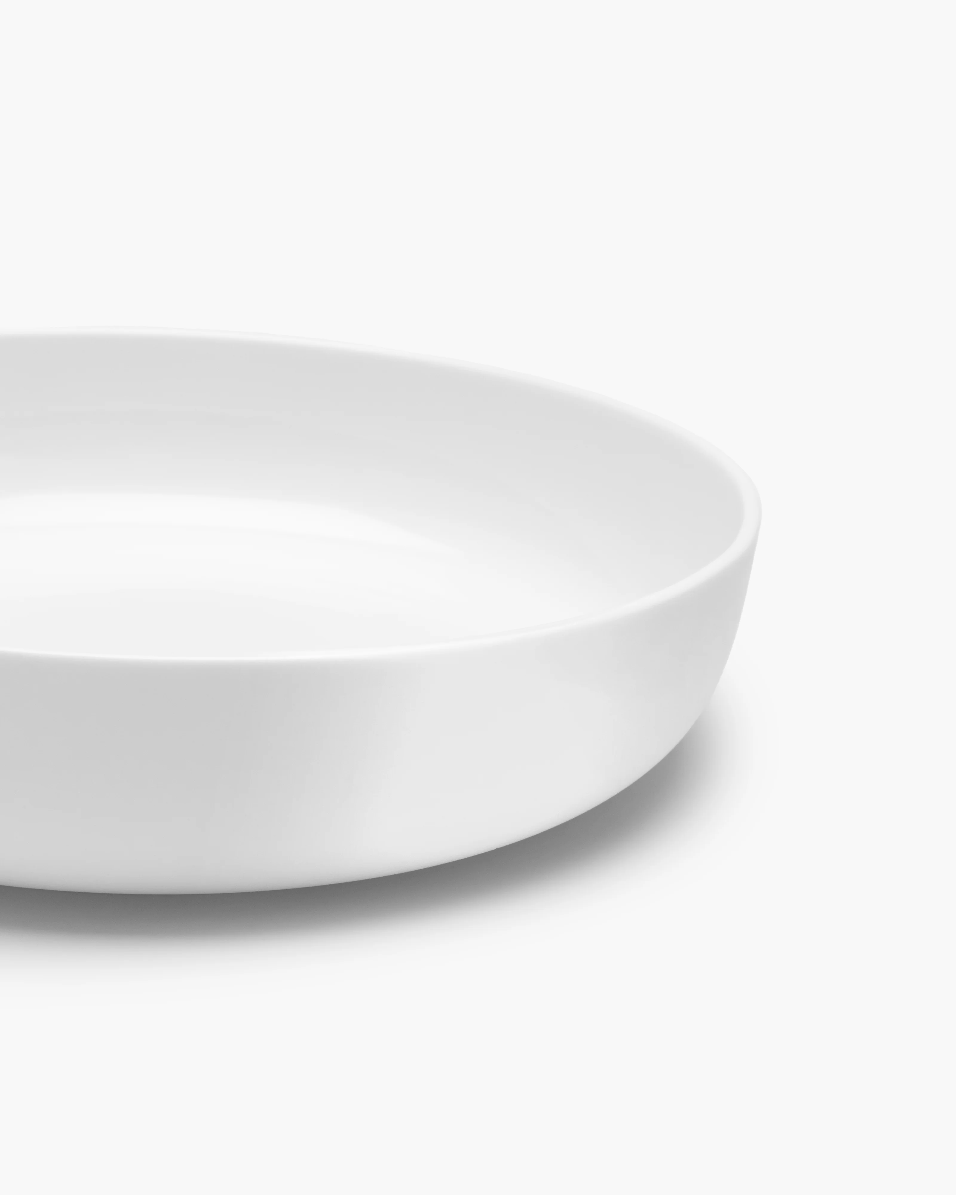Deep plate M white glazed Base - Image 3