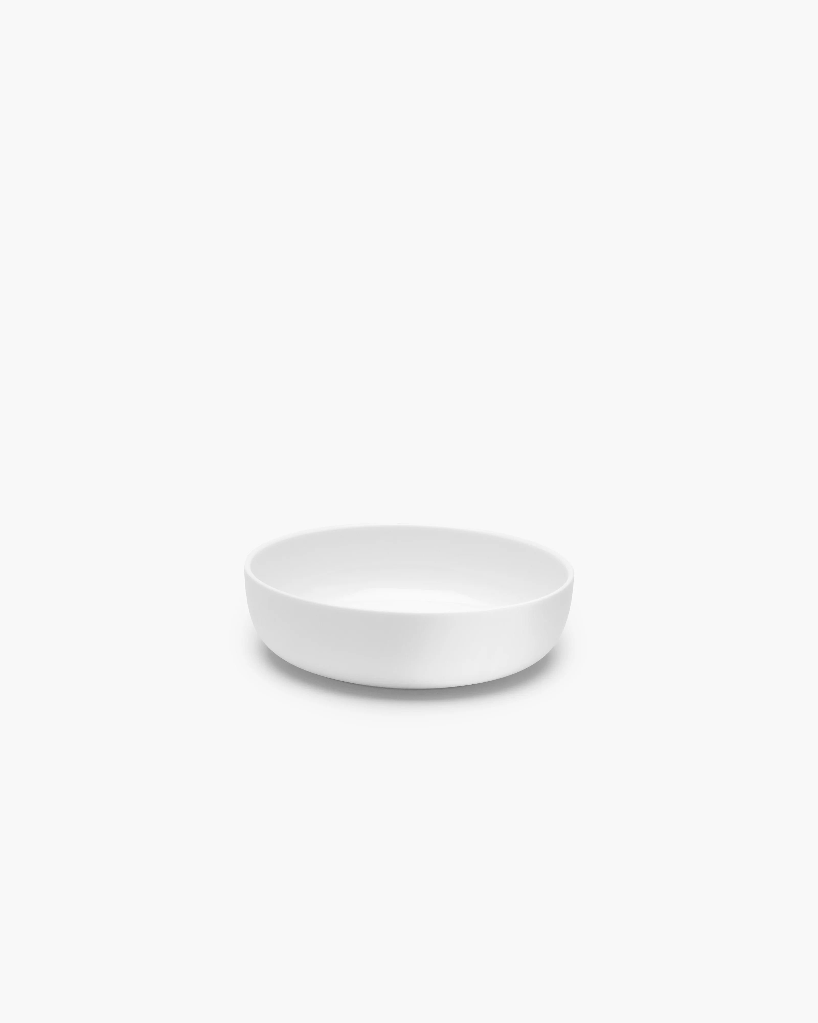 Deep plate S white glazed Base