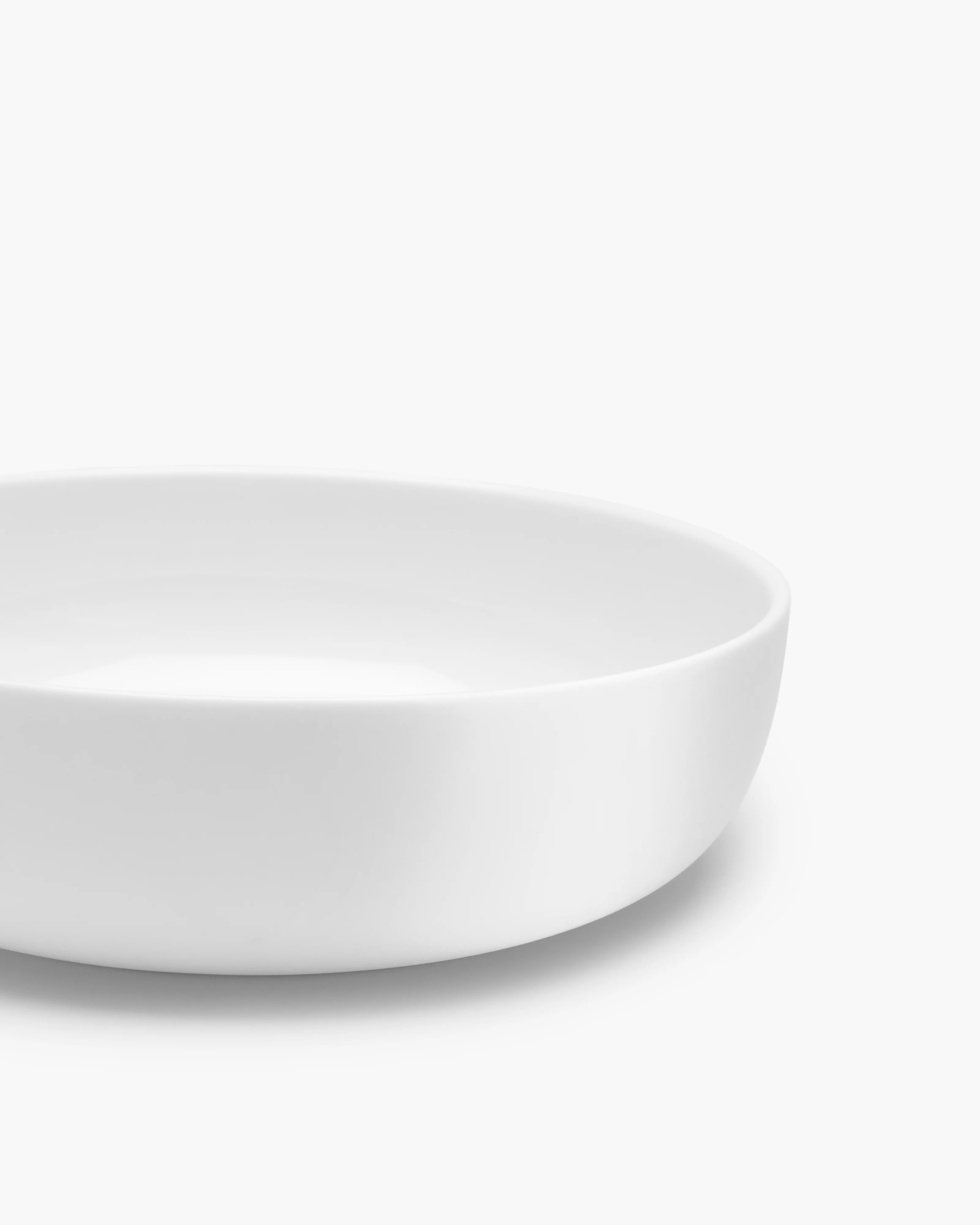Deep plate S white glazed Base - Image 3