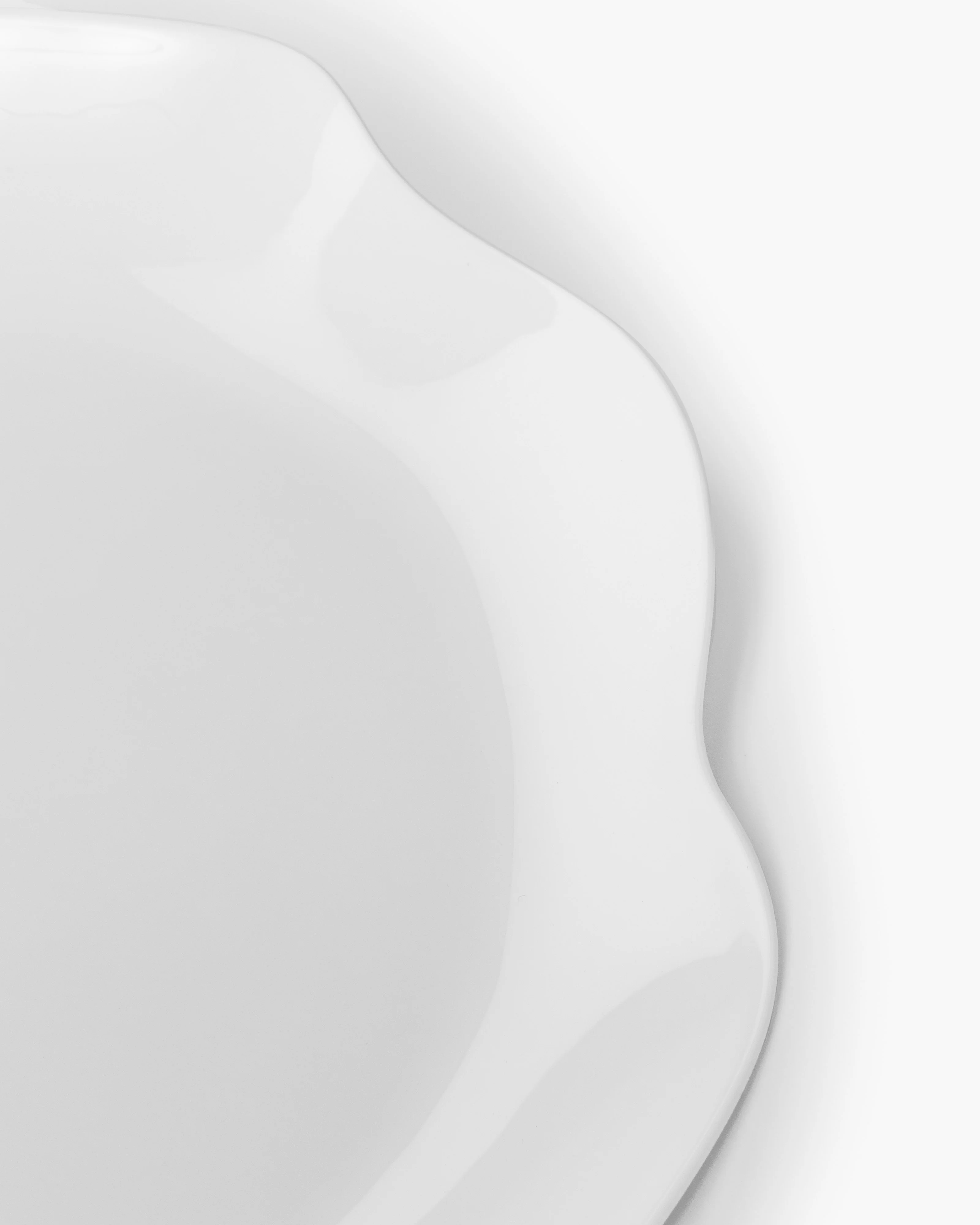 Serving plate Heaven round white Perfect Imperfection - Image 2