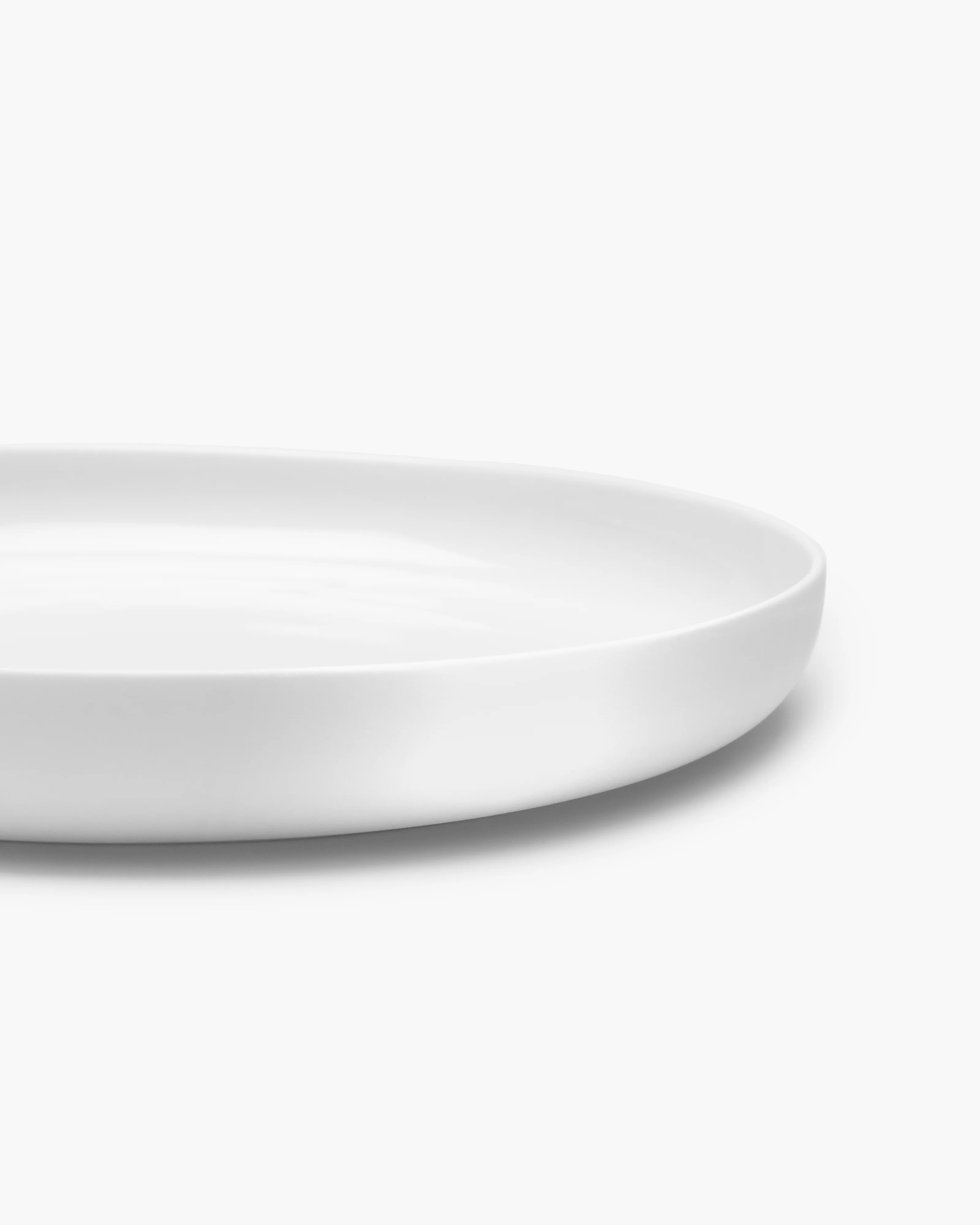 Starter plate high white glazed Base - Image 3