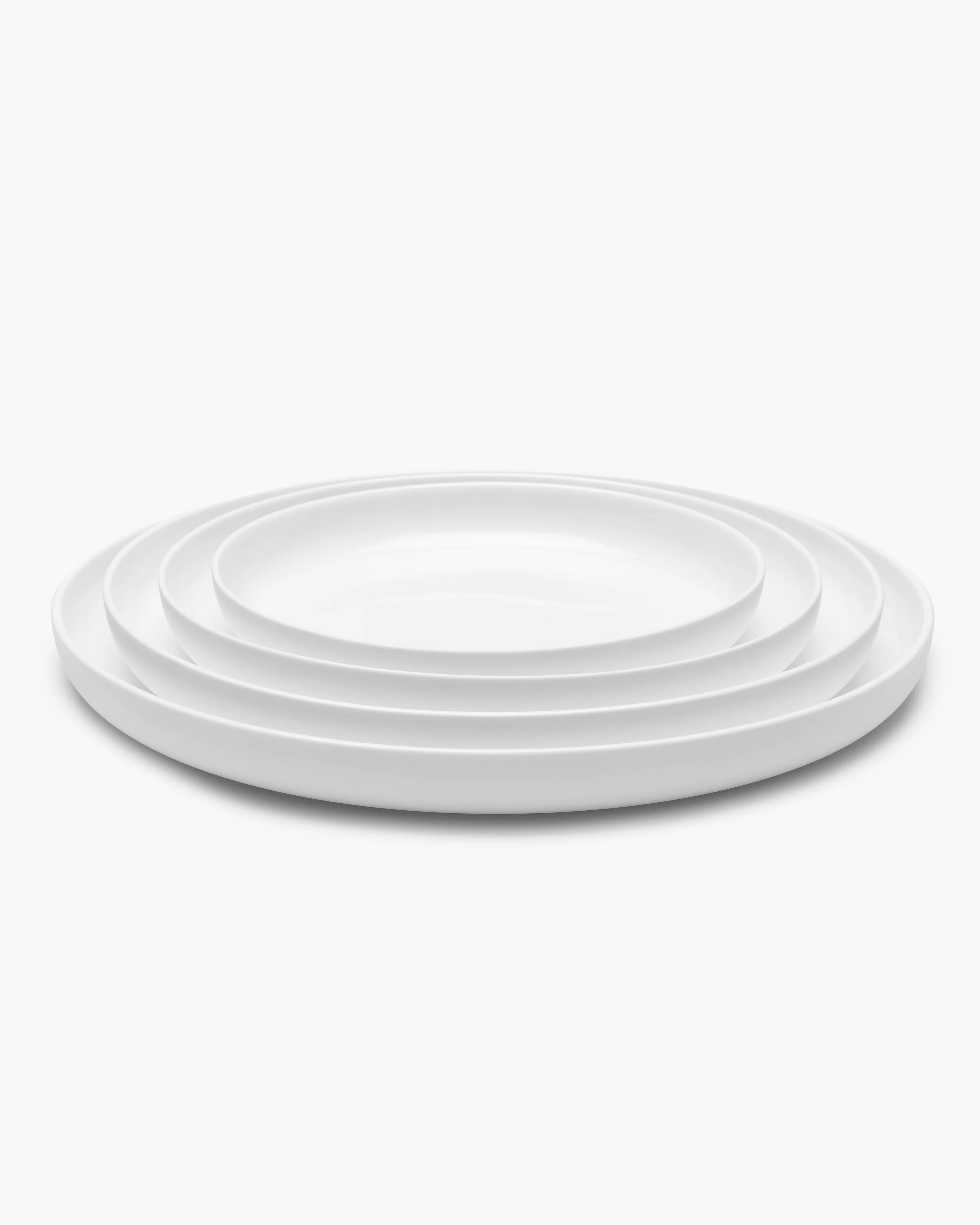 Starter plate high white glazed Base - Image 4