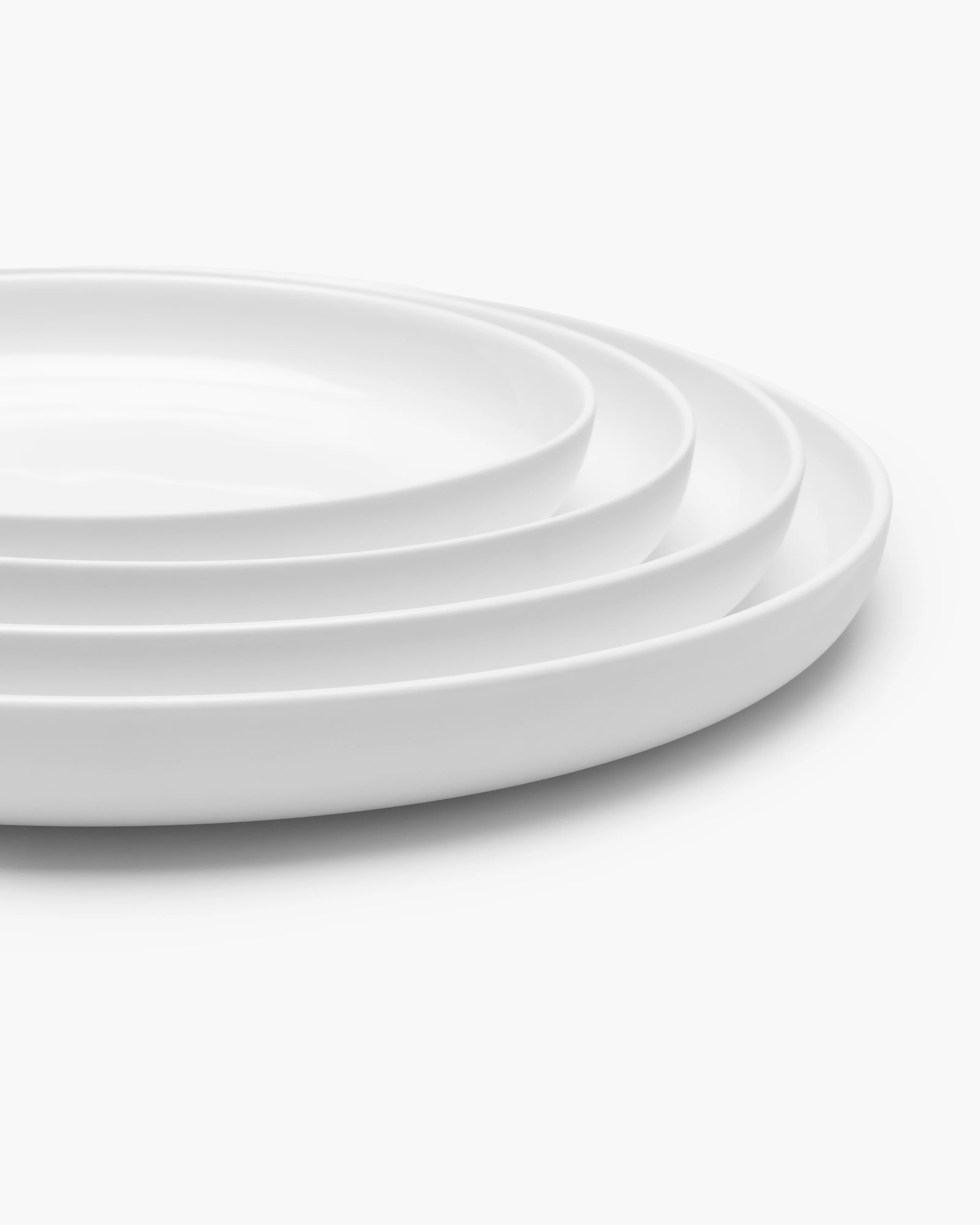 Starter plate high white glazed Base - Image 5