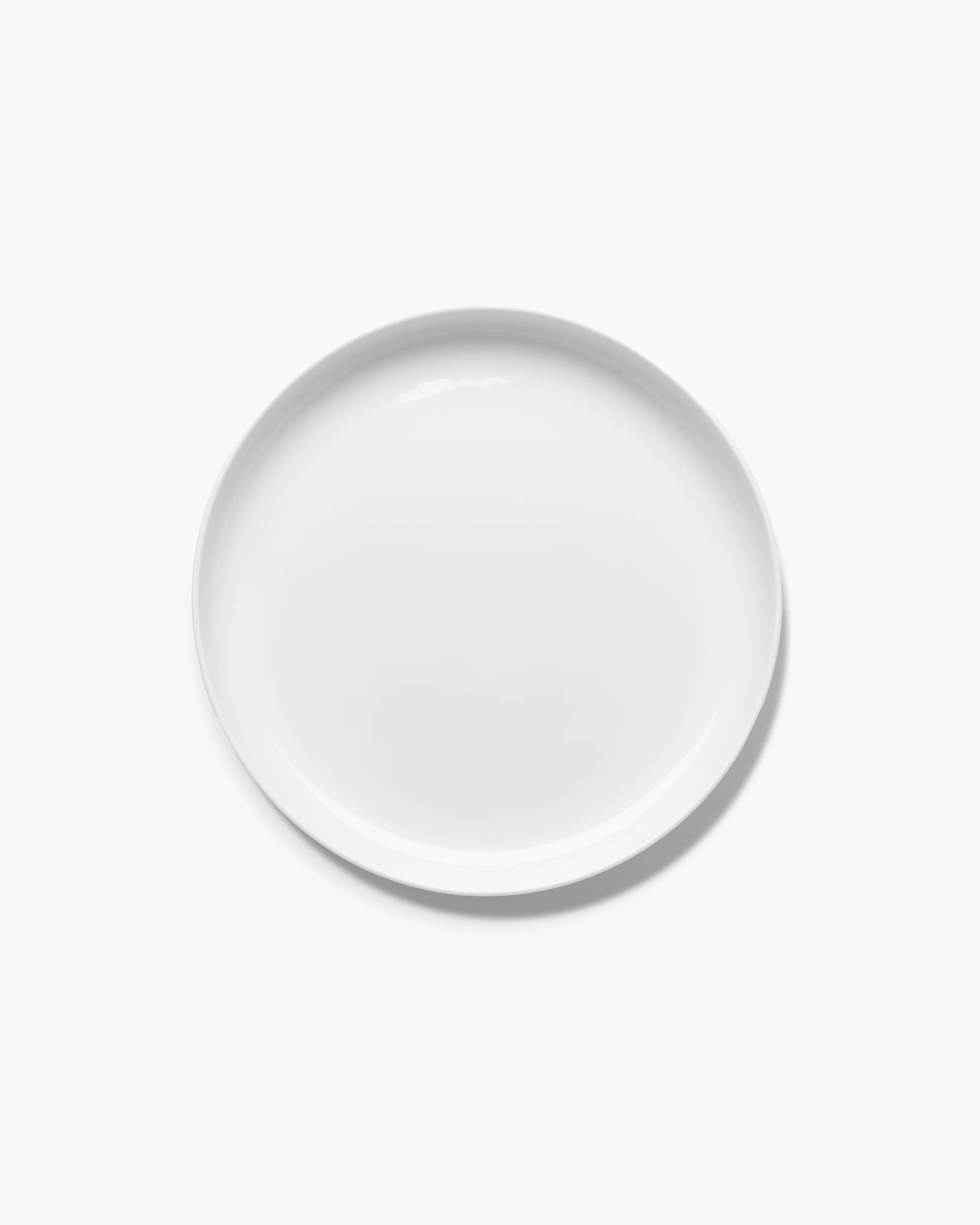 Dinner plate high white glazed Base - Image 2