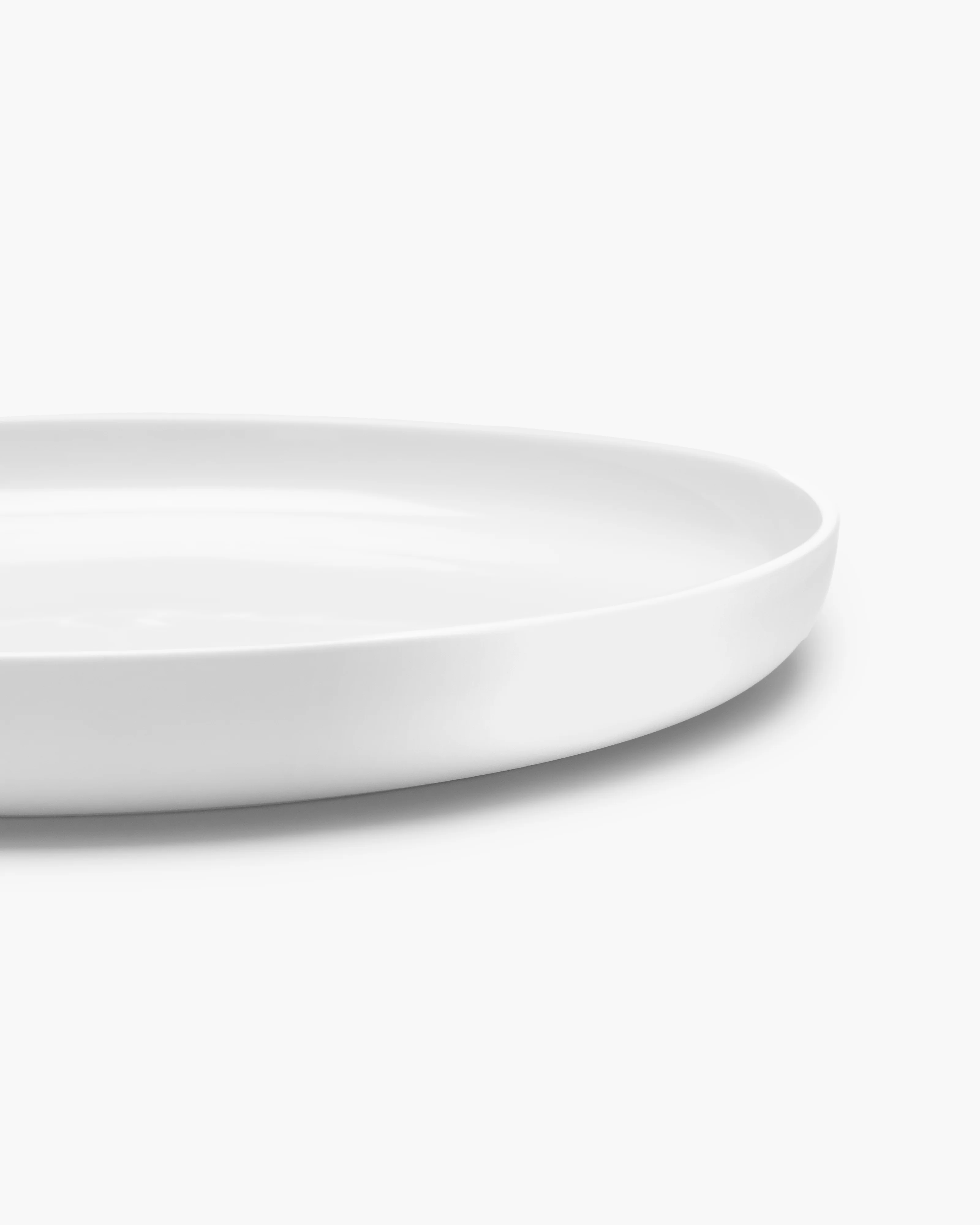 Dinner plate high white glazed Base - Image 3