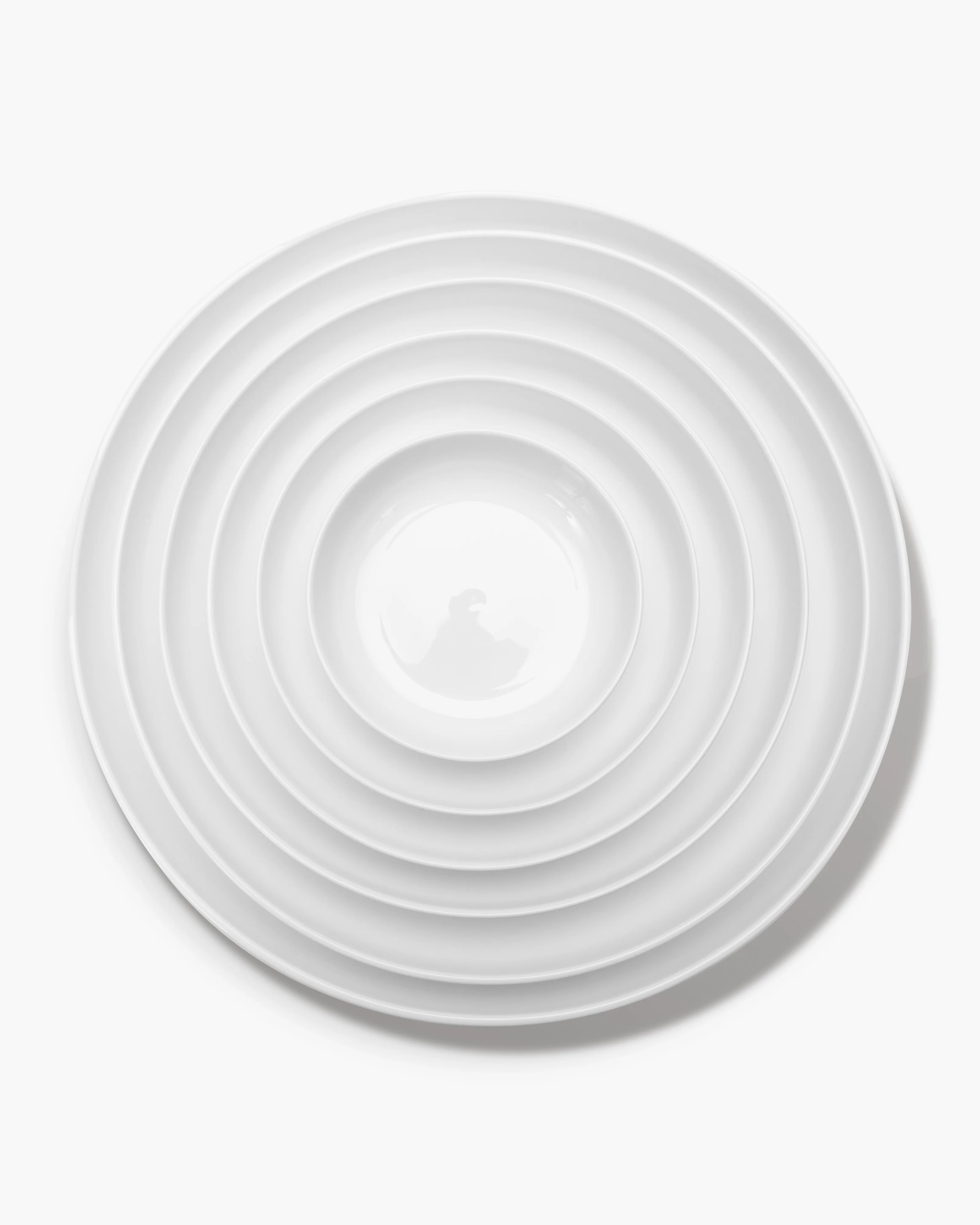 Bread plate high white Base - Image 6