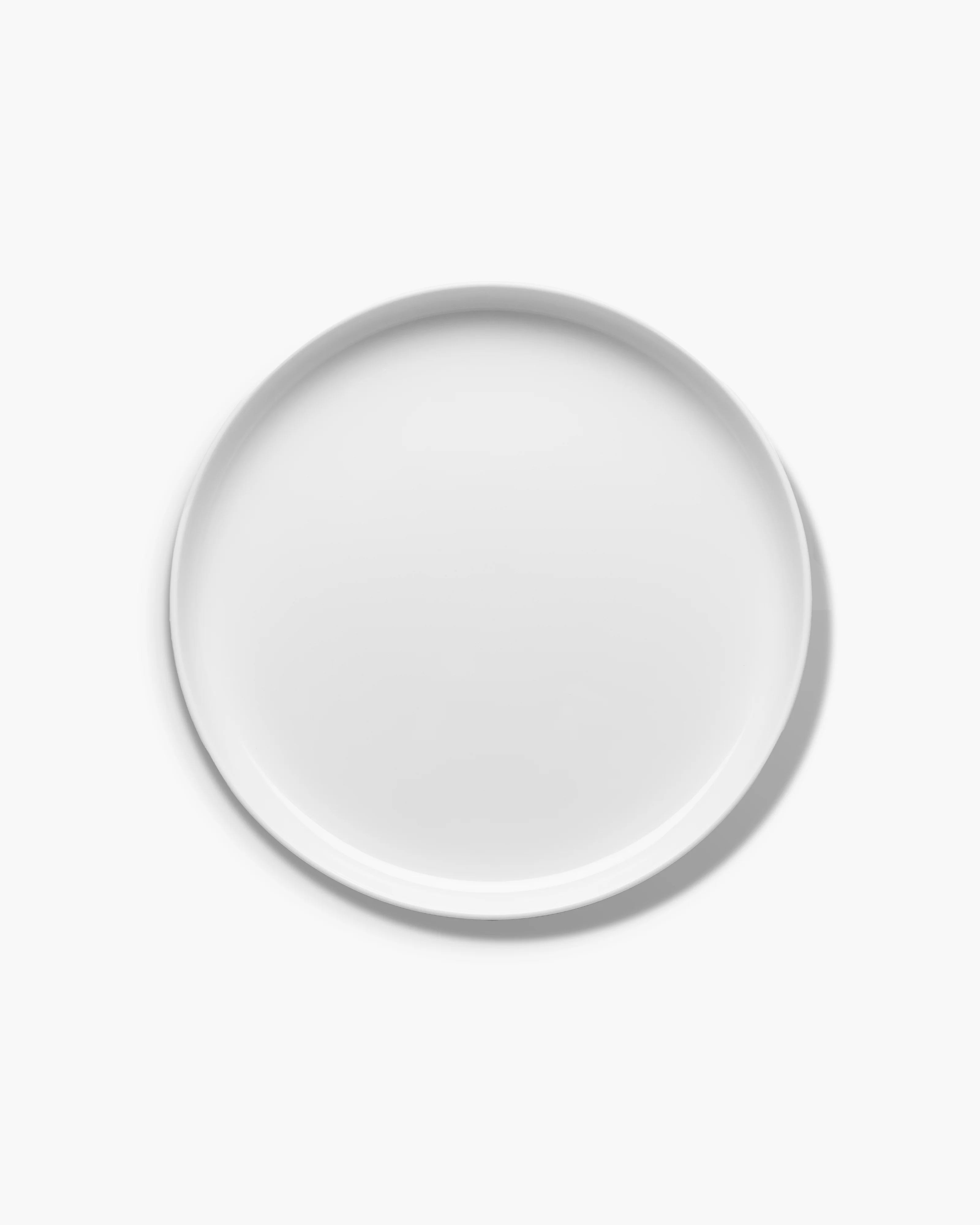 Serving plate high white glazed Base - Image 2