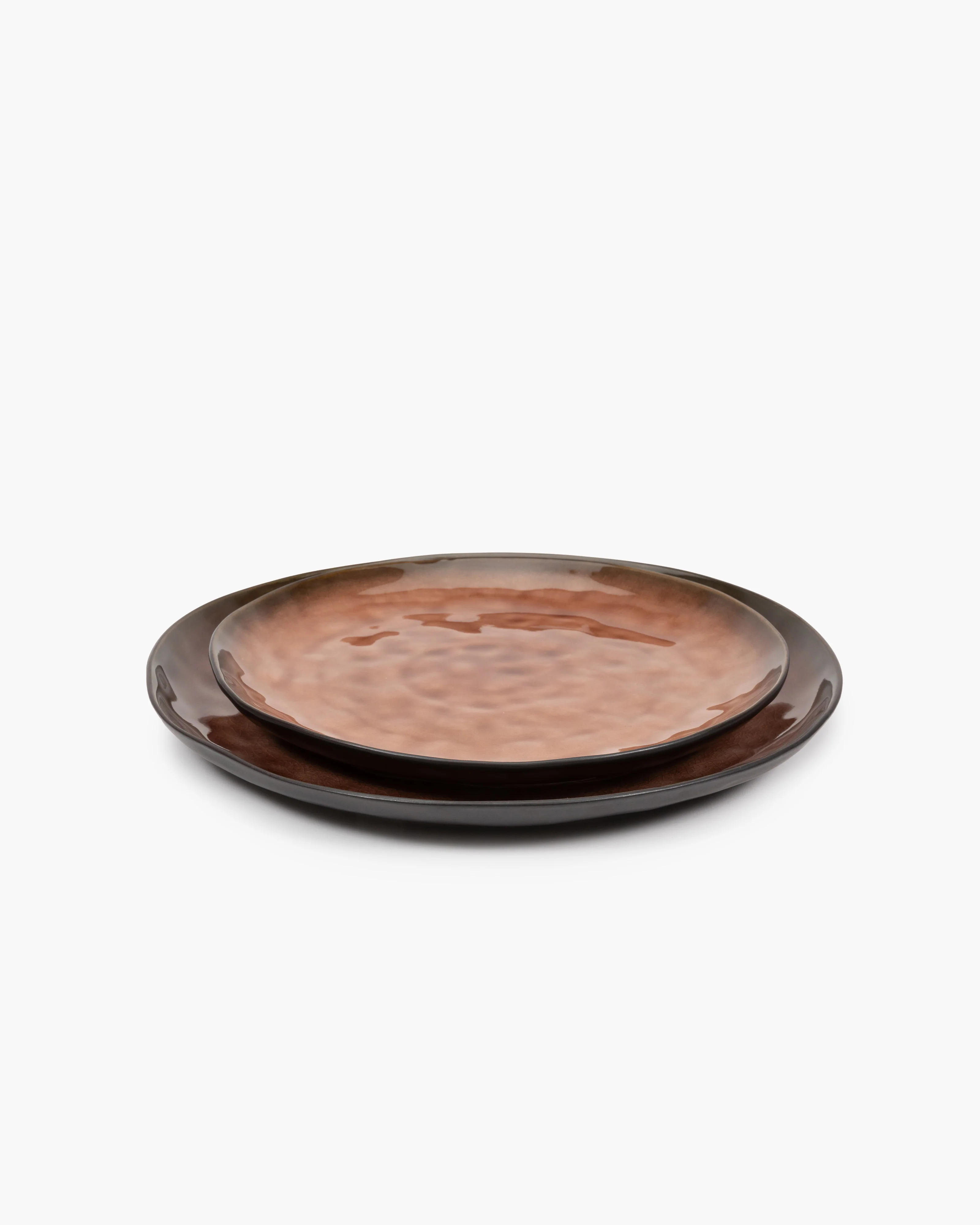 Serving plate brown Pure - Image 3