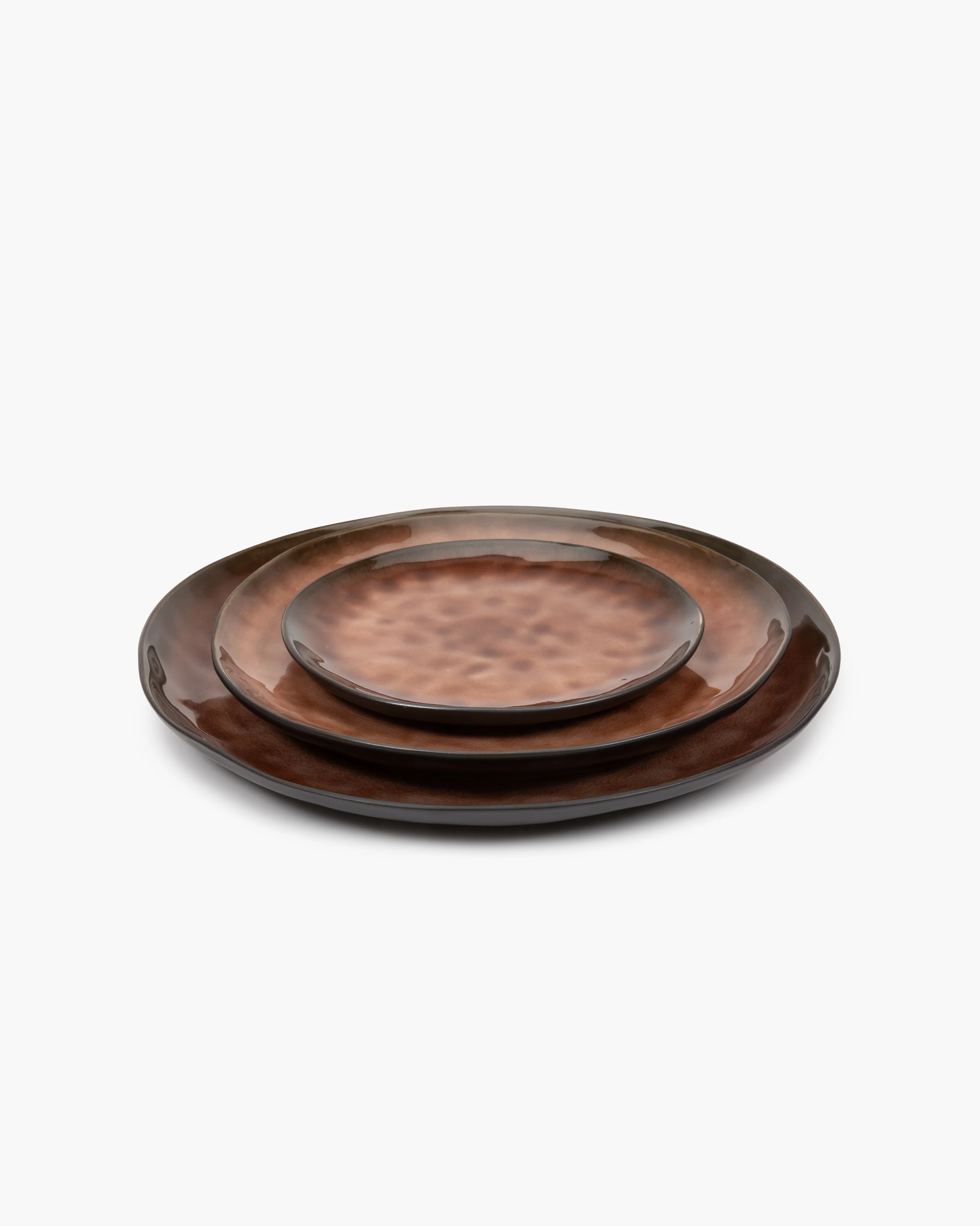 Serving plate brown Pure - Image 4