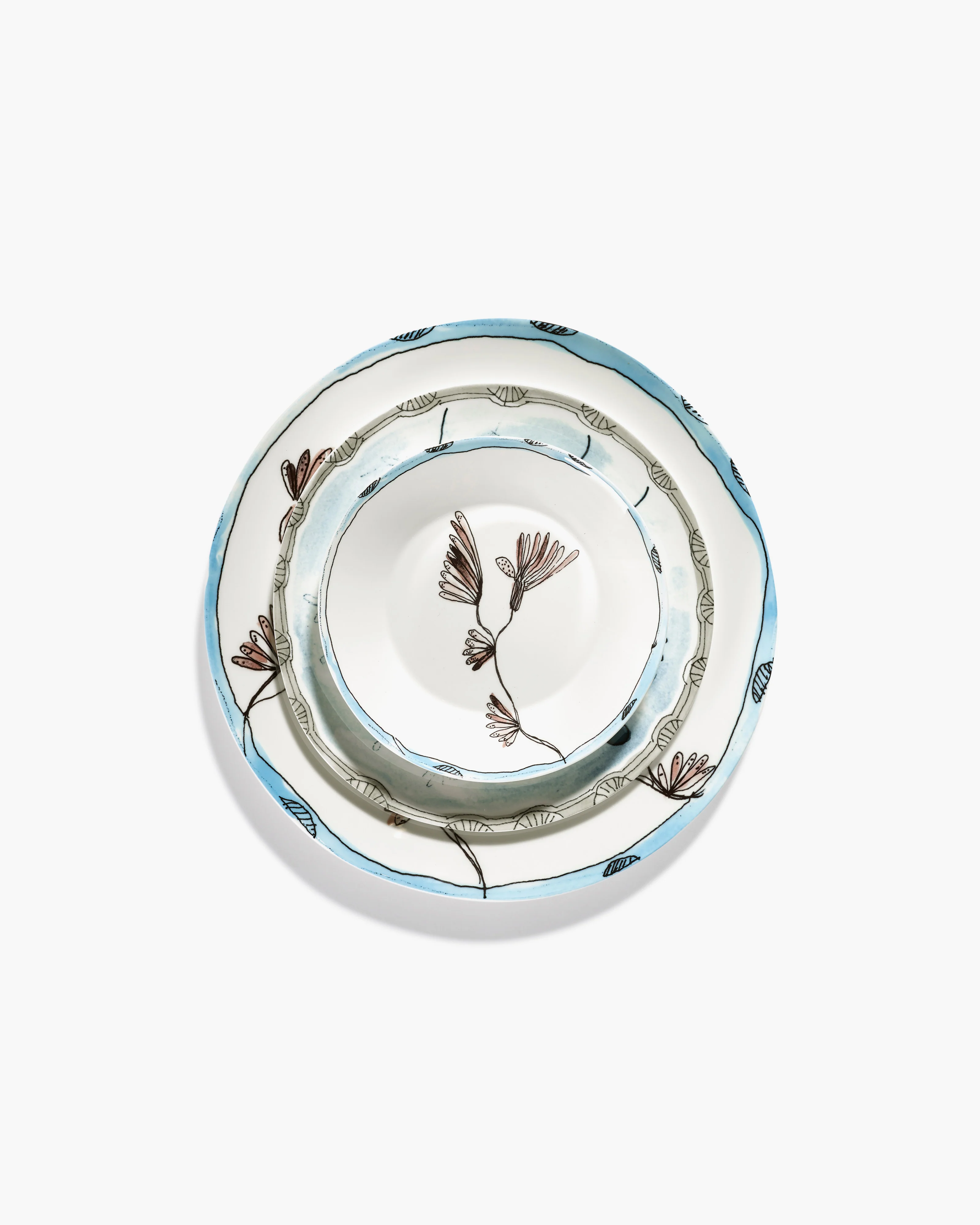Dinner plate Camelia aubergine Midnight Flowers - Image 5