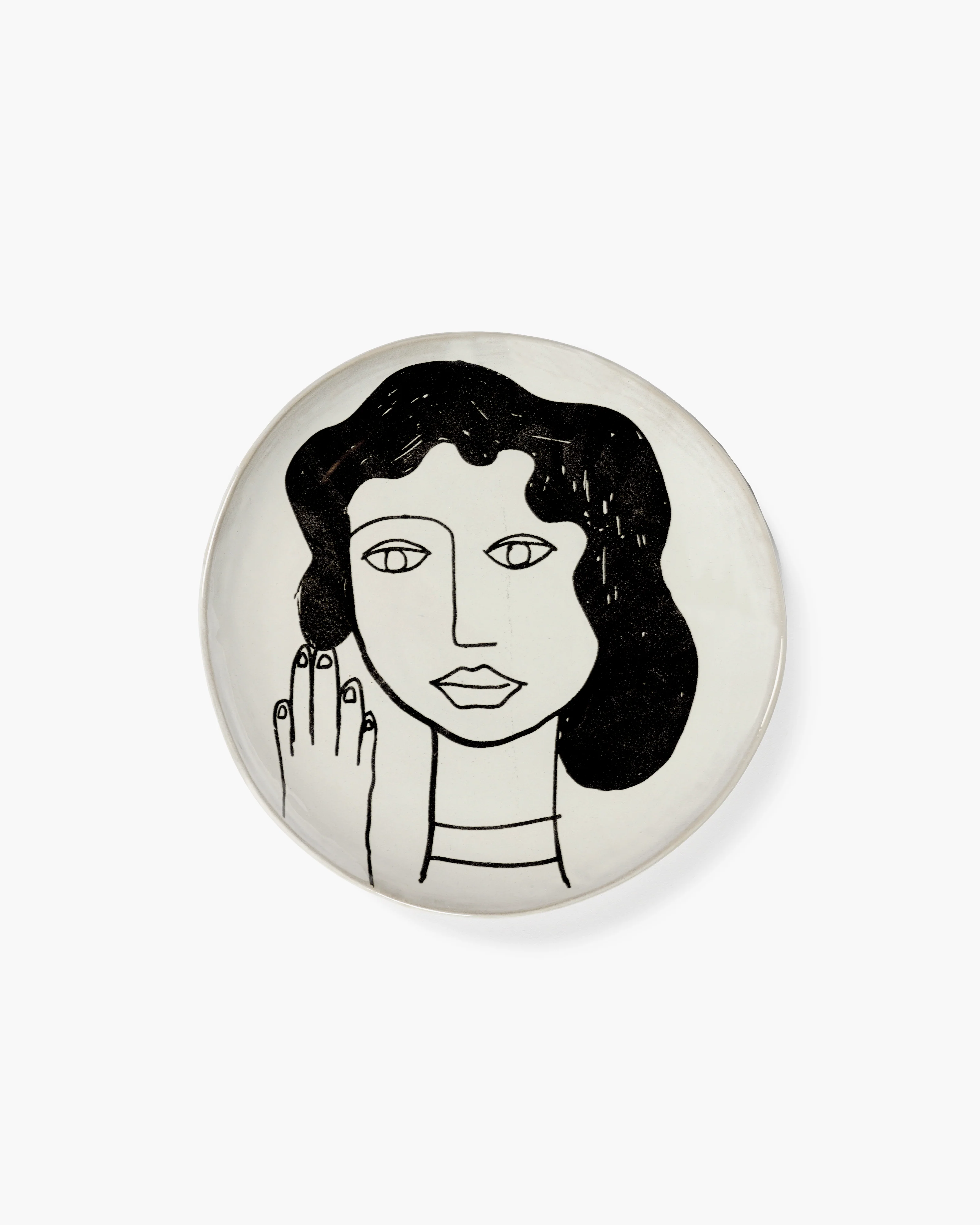 Starter plate off-white - black La Mère - Image 3
