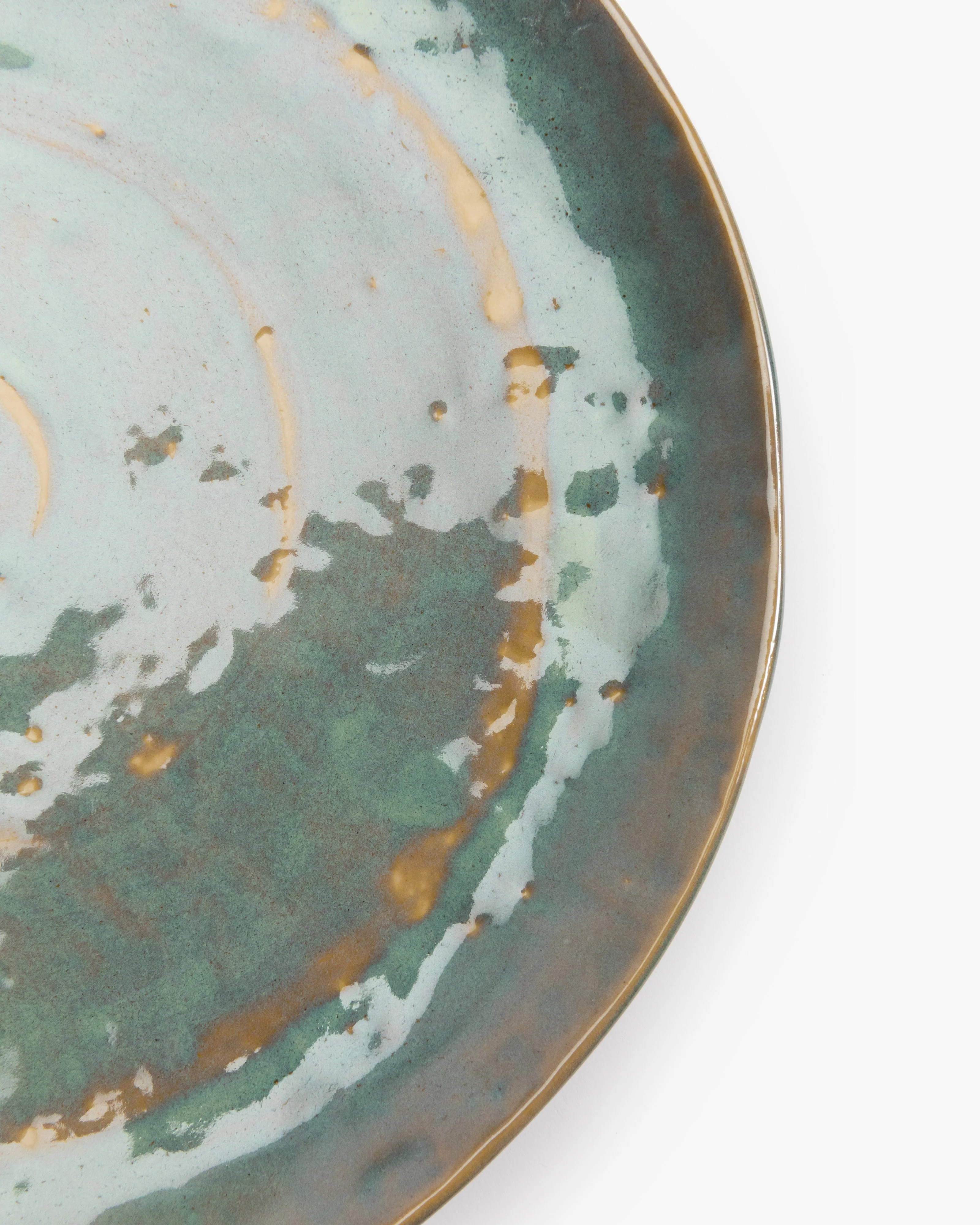 Dinner plate seagreen Pure - Image 3