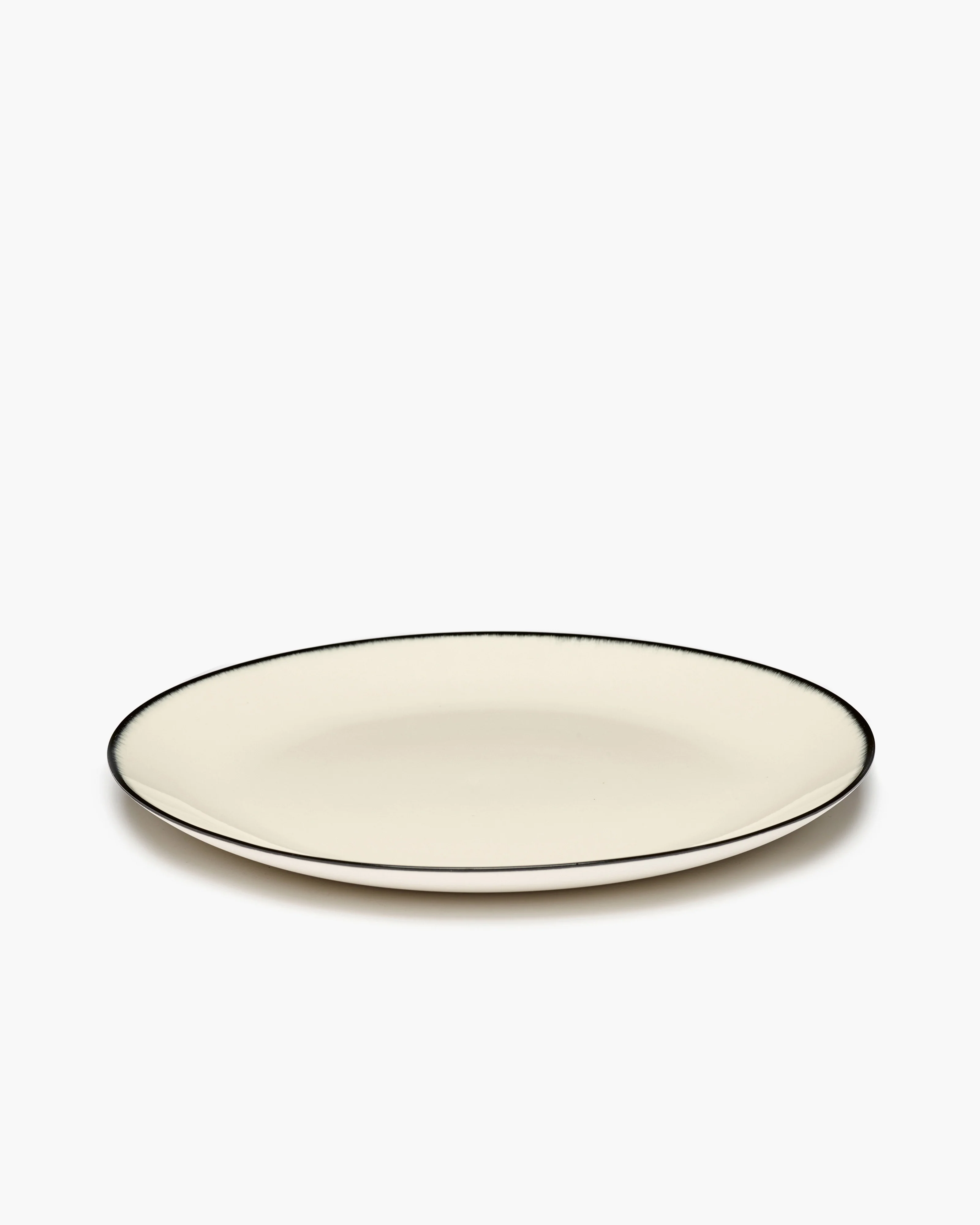 Dinner plate white/black variation 1 Dé - Image 2
