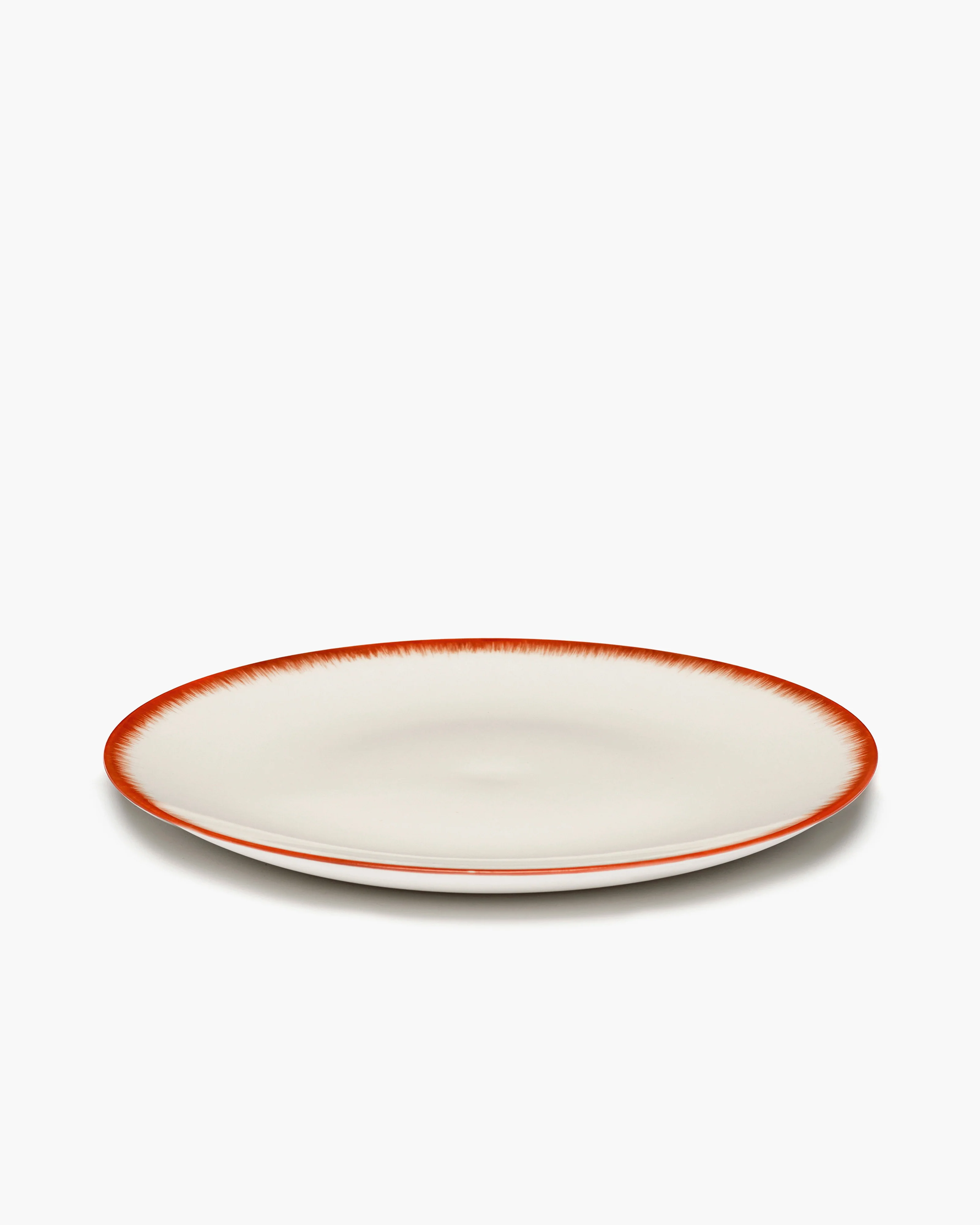Dinner plate white/red variation 2 Dé - Image 2