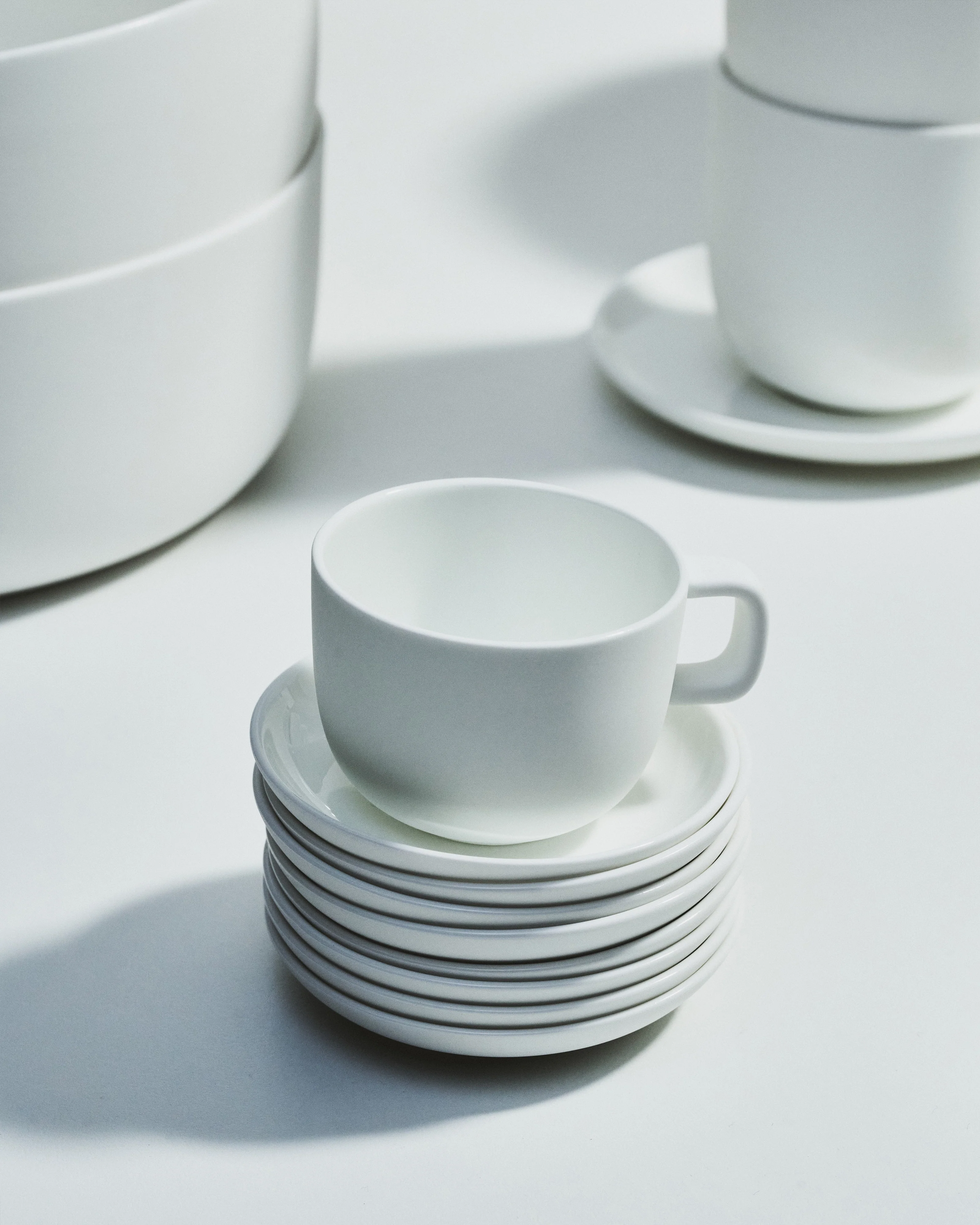 Plate low mini white Base - Image 2