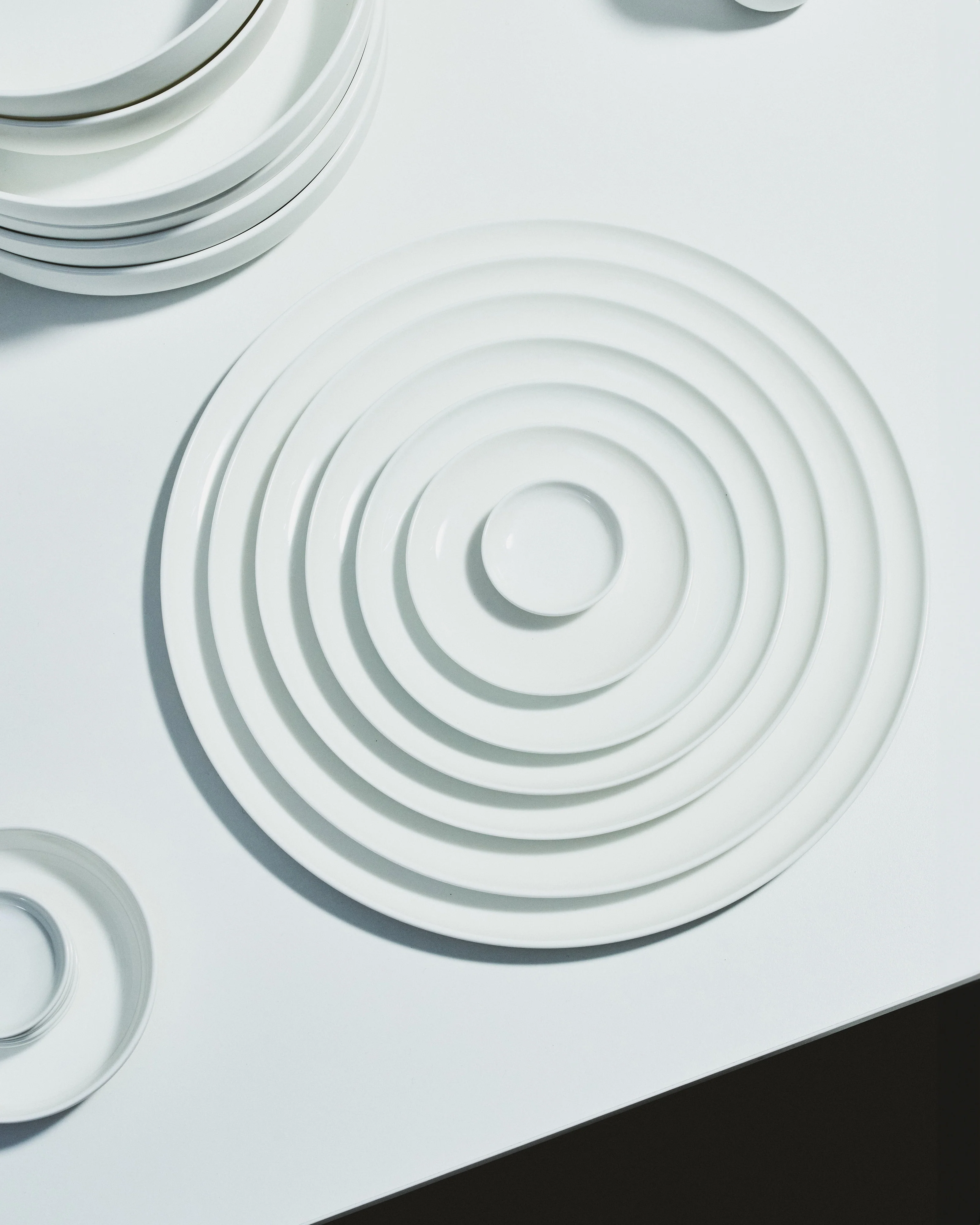 Bread plate low white Base - Image 2