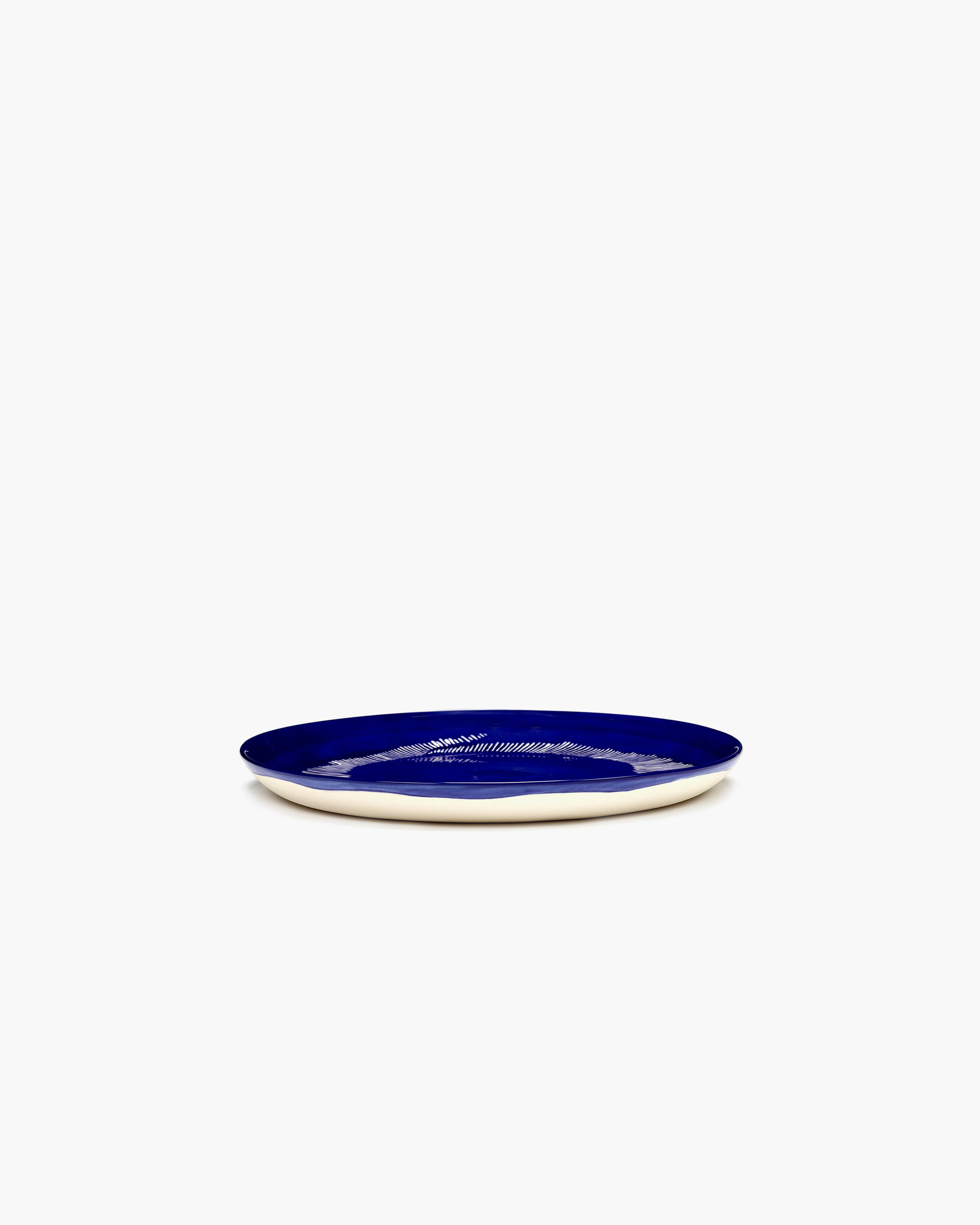 Starter plate dark blue - white stripes Feast - Image 2