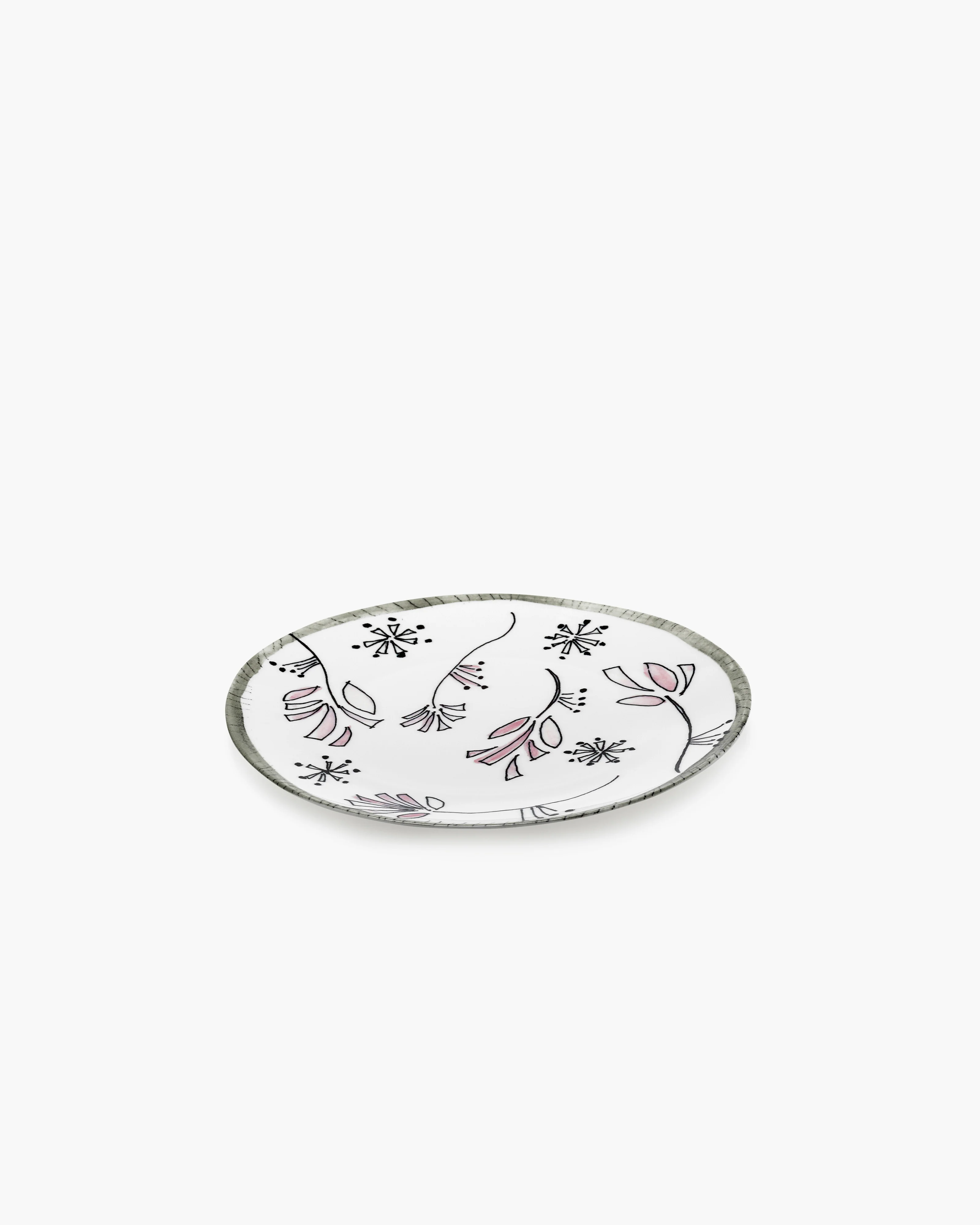 Starter plate Fiore rosa Midnight Flowers