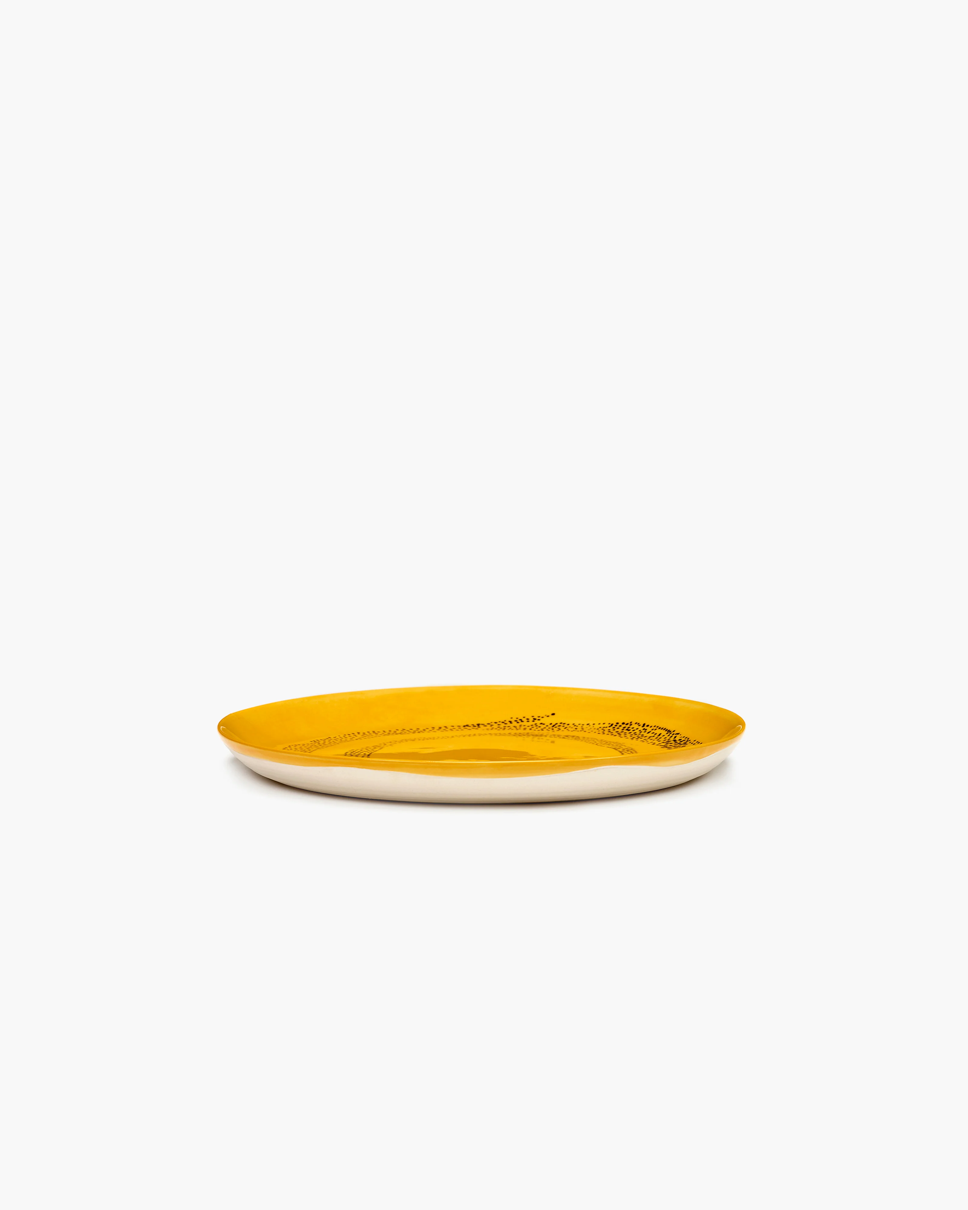 Starter plate yellow - black dots Feast - Image 2
