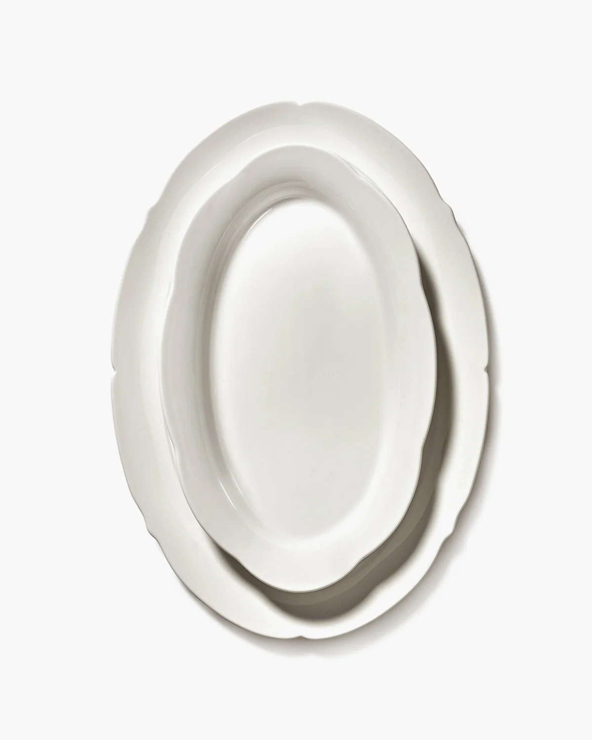 Plate oval L white Silhouette - Image 4