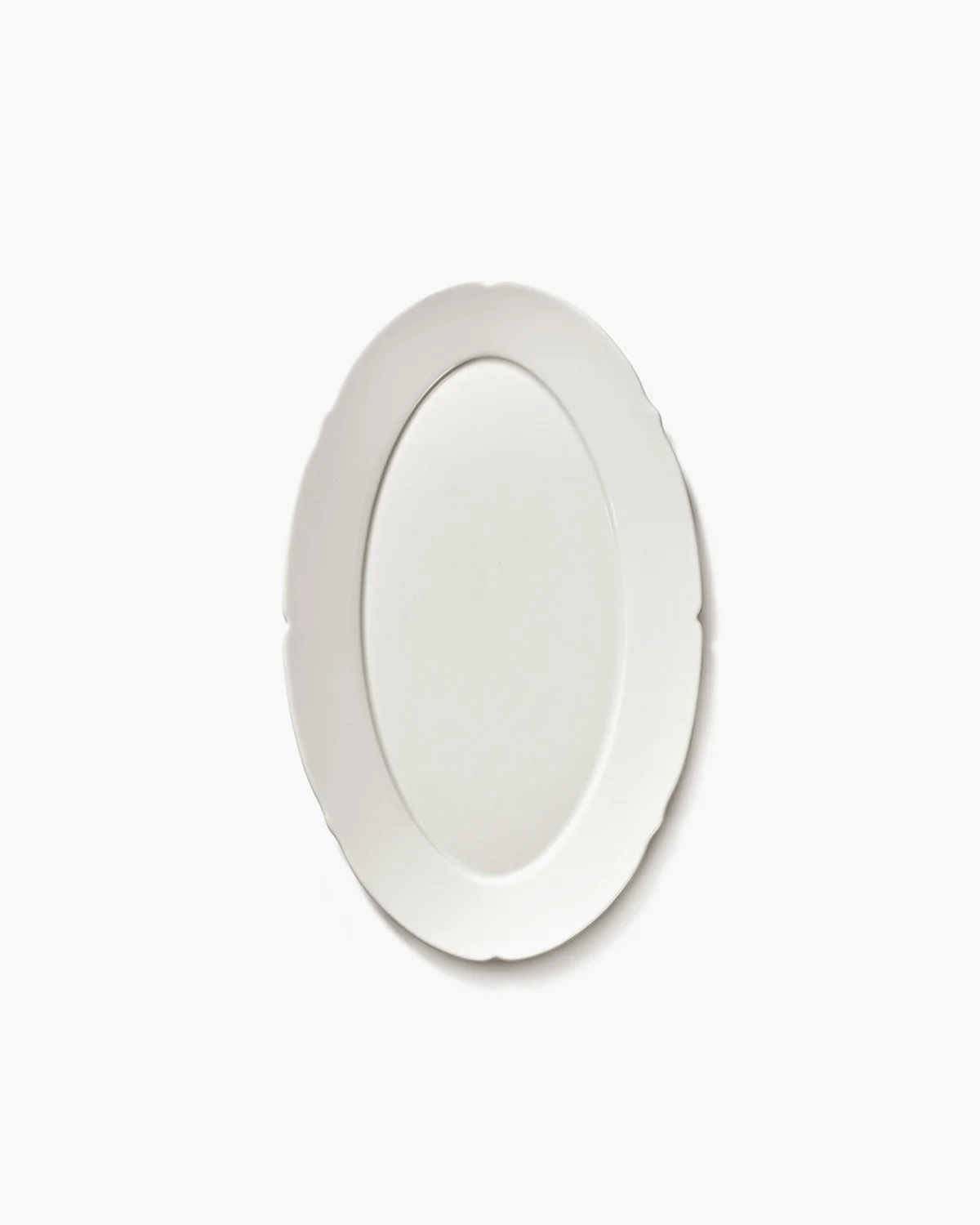 Plate oval M white Silhouette - Image 4