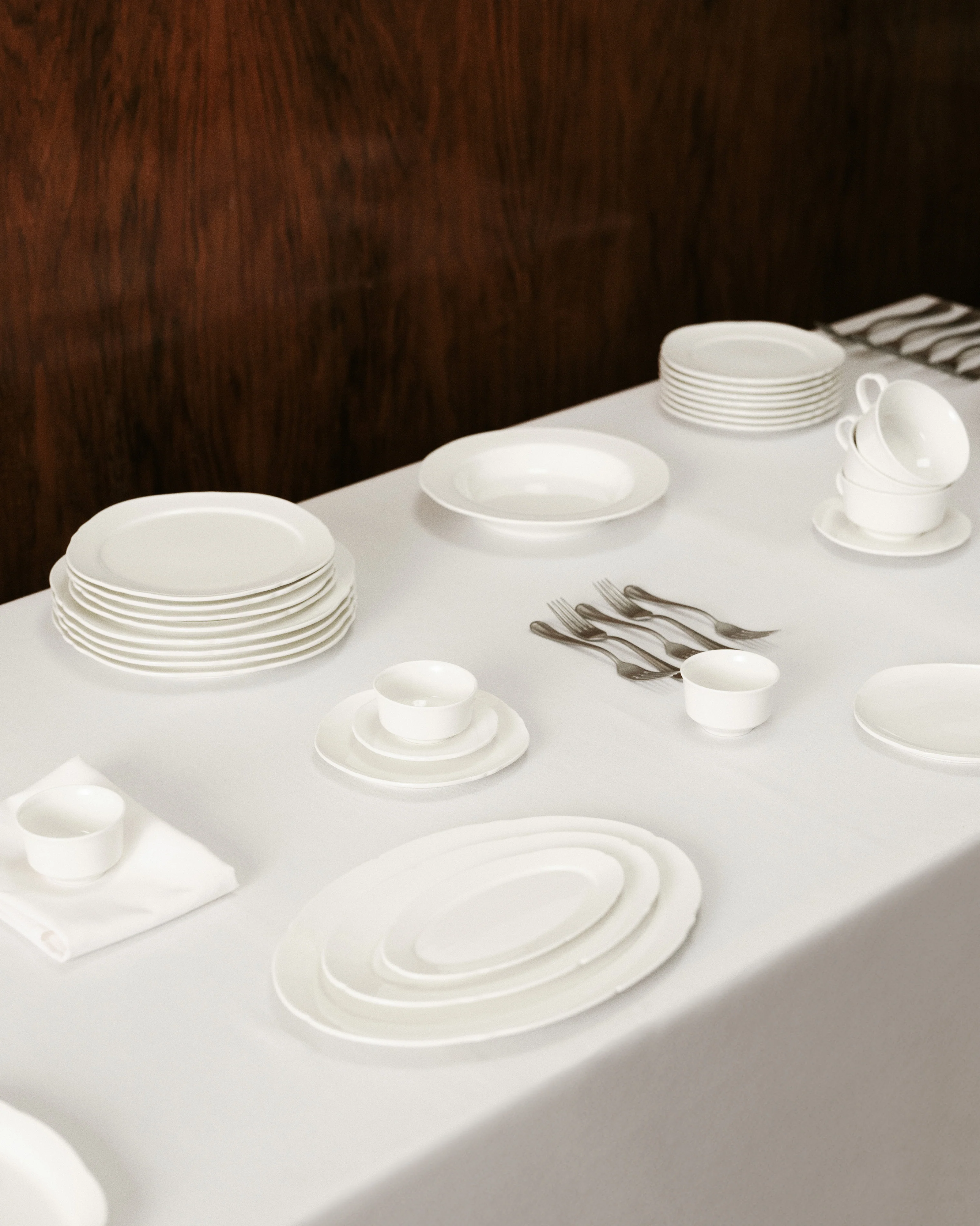 Plate oval S white Silhouette - Image 2