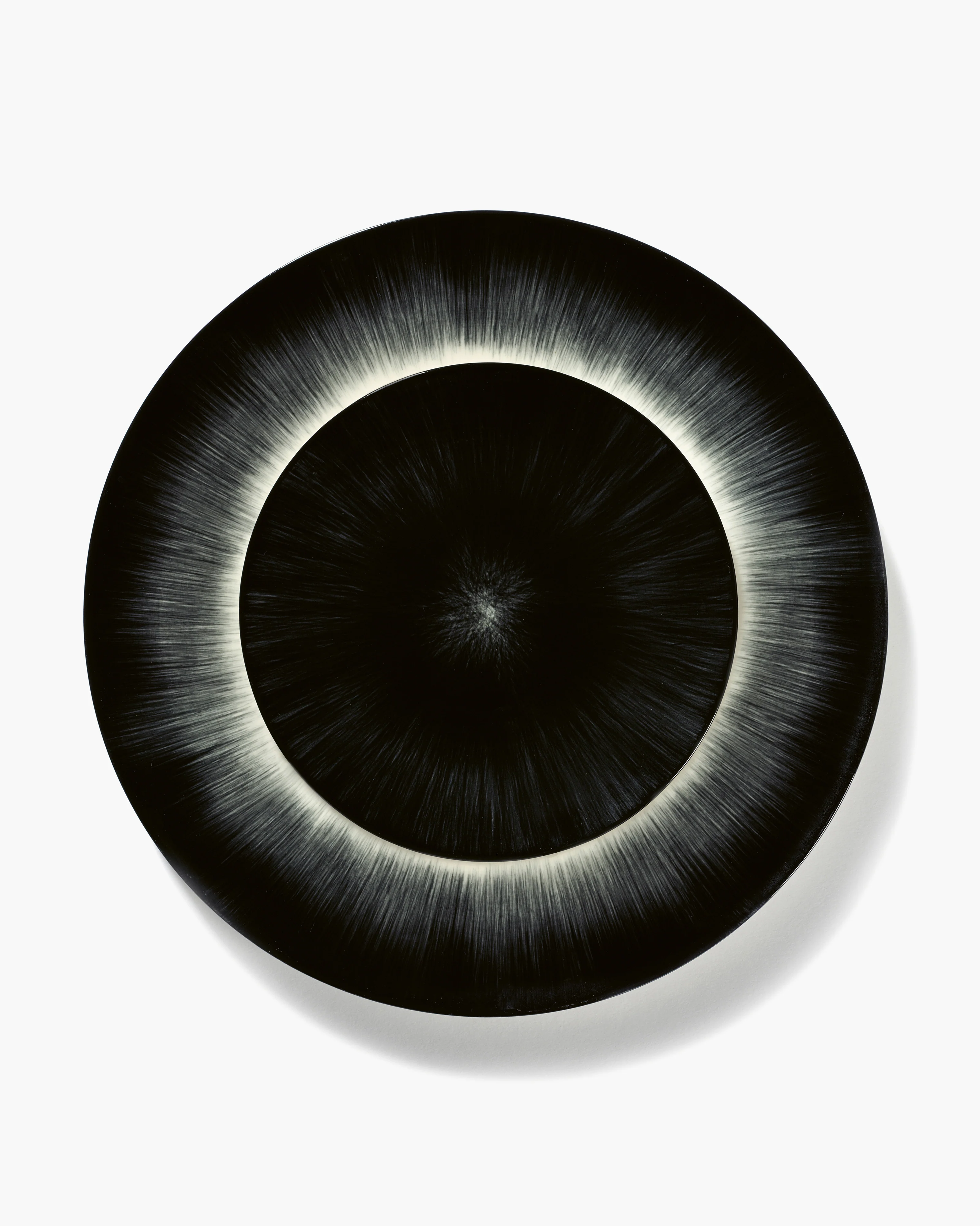 Breakfast plate white/black variation 6 Dé - Image 3