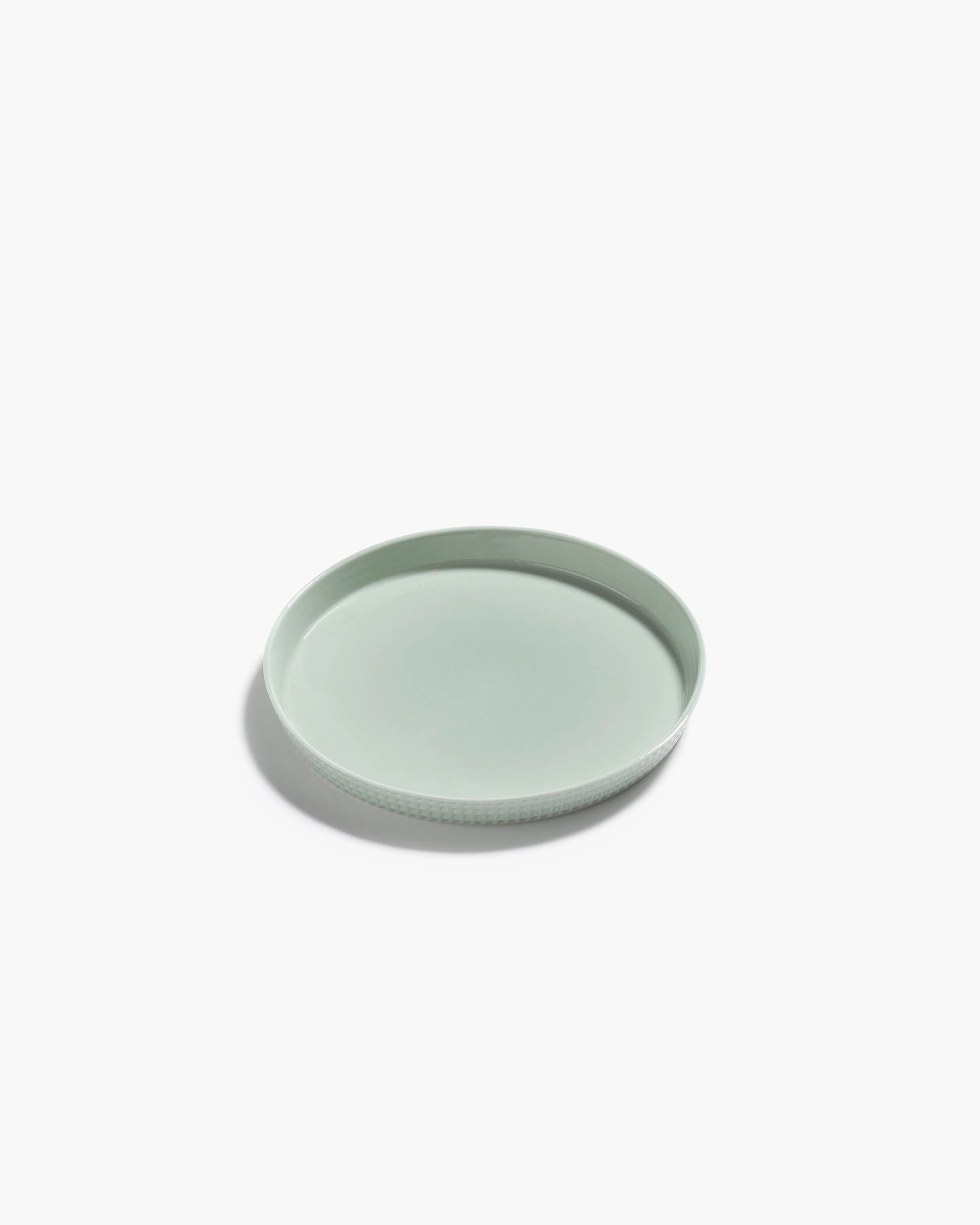 Dessert plate raised edge green Nido - Image 2