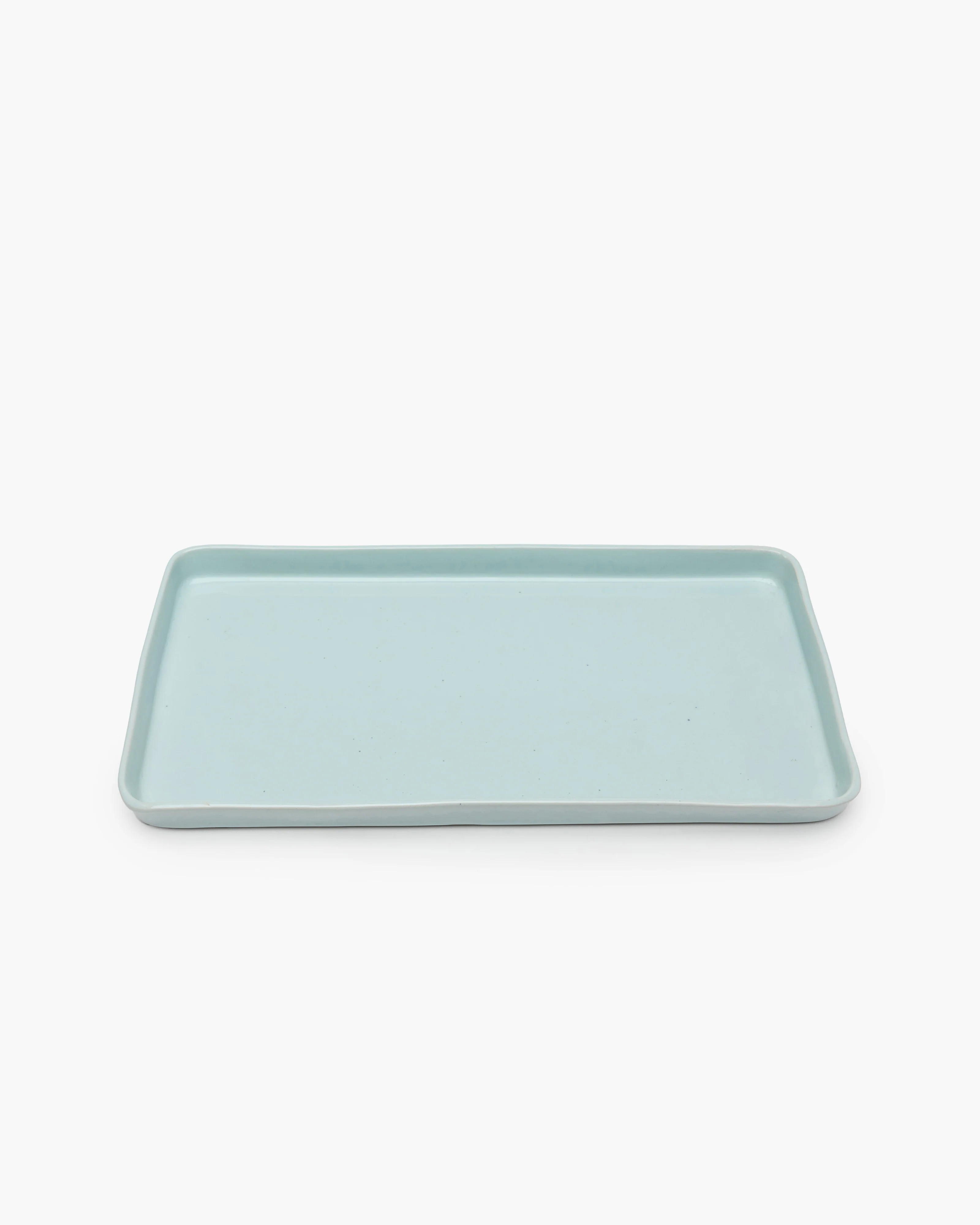 Plate rectangular L light blue Terres de rêves - Image 2