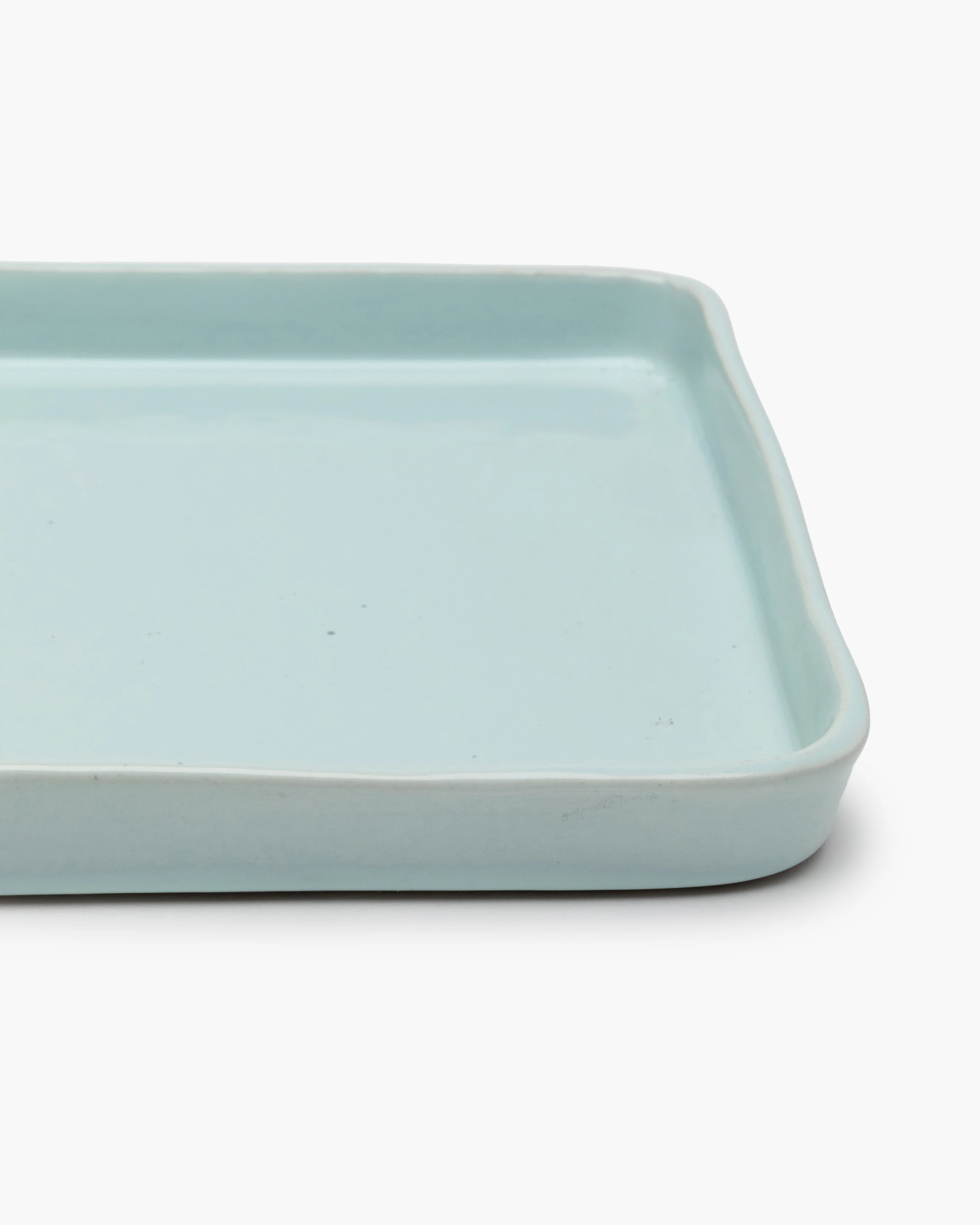 Plate rectangular L light blue Terres de rêves - Image 3