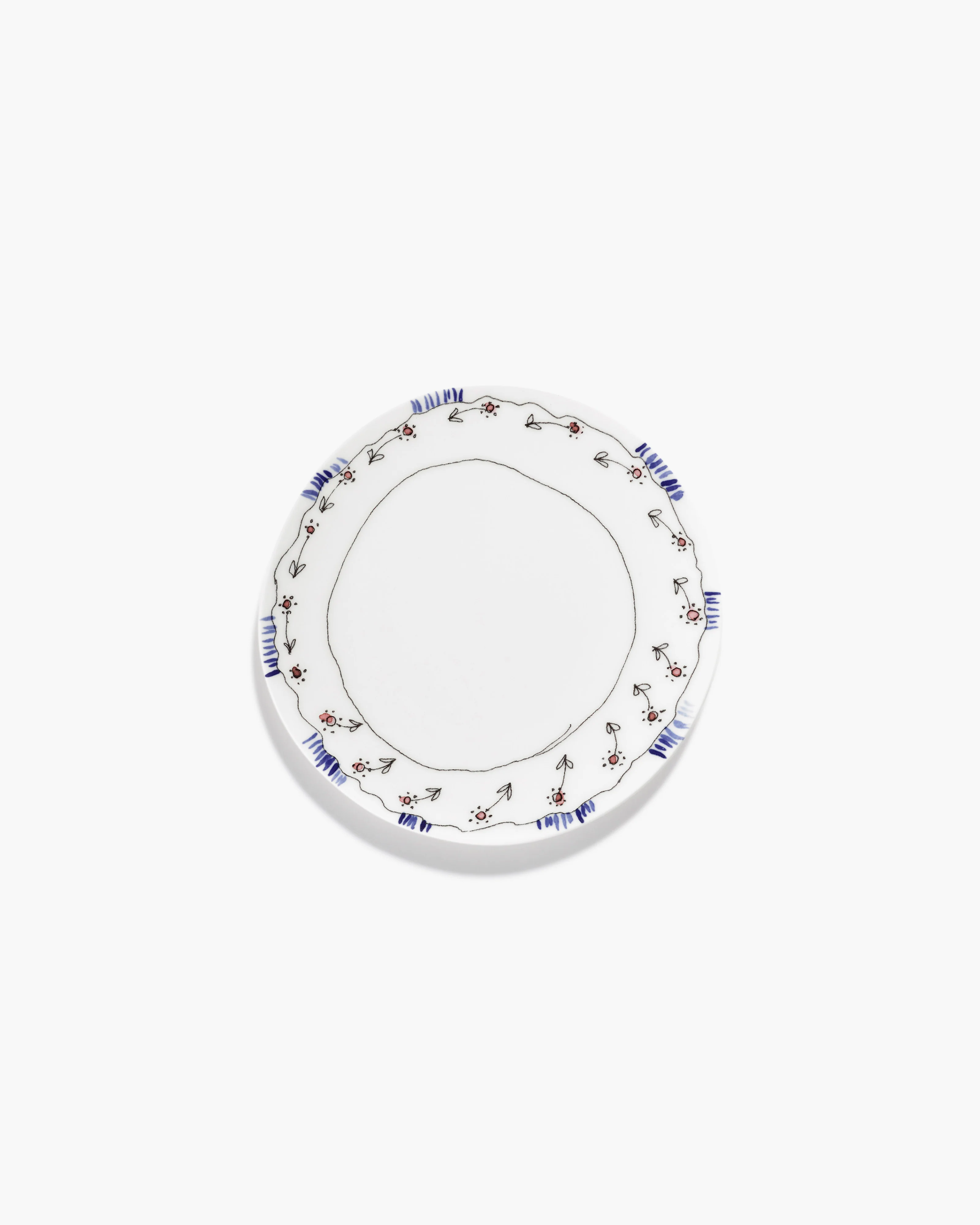 Breakfast plate Anemone milk Midnight Flowers - Image 3