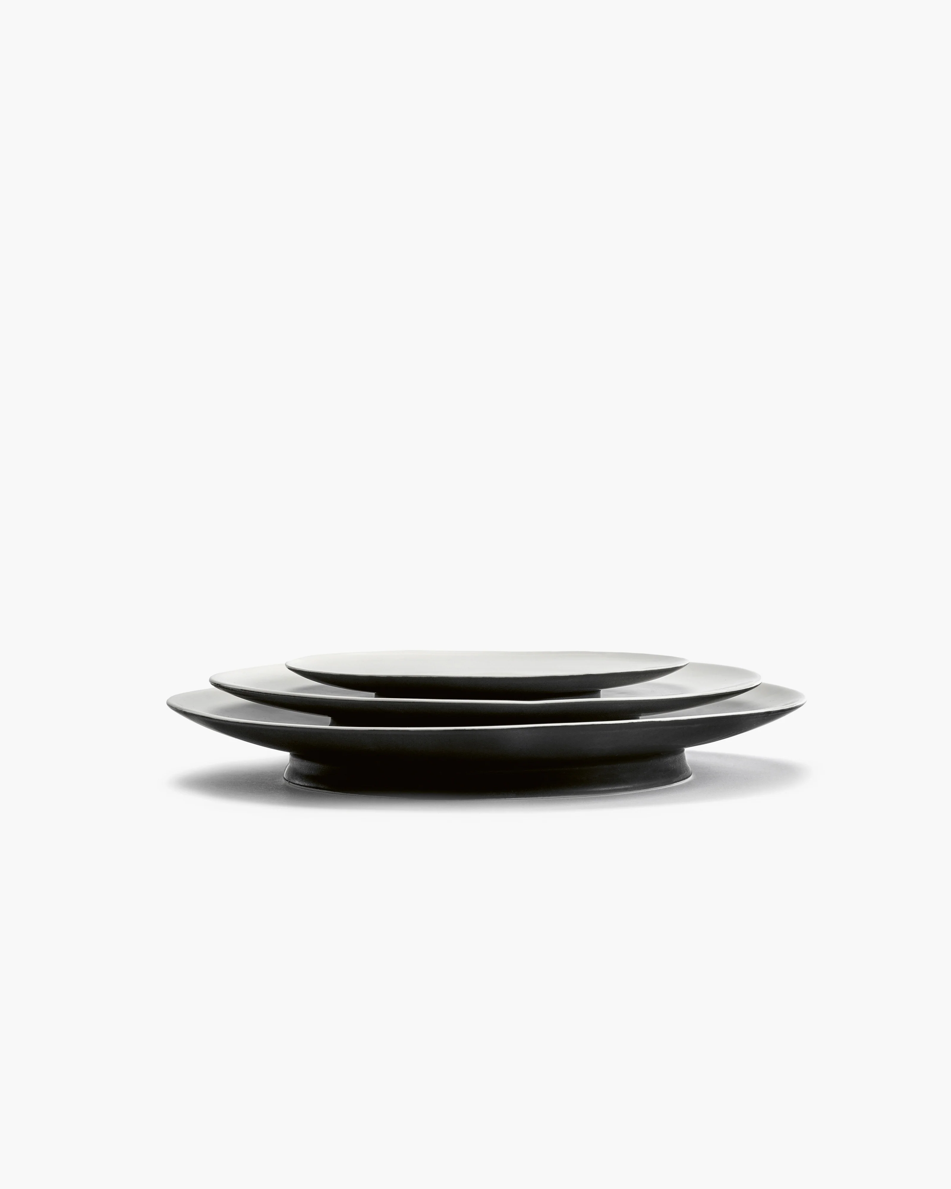 Breakfast plate black/off-white Ra - Image 2