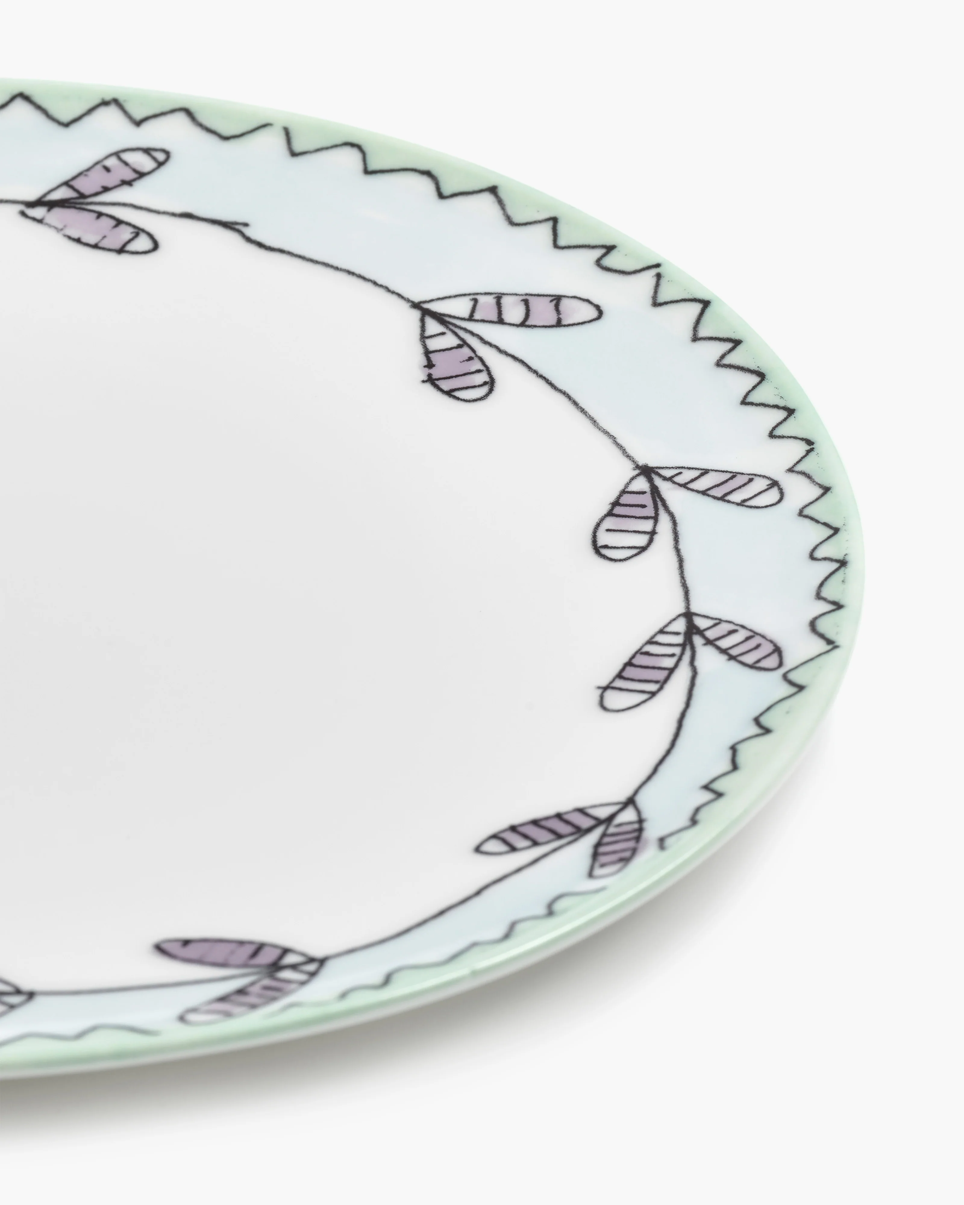 Breakfast plate Blossom milk Midnight Flowers - Image 5