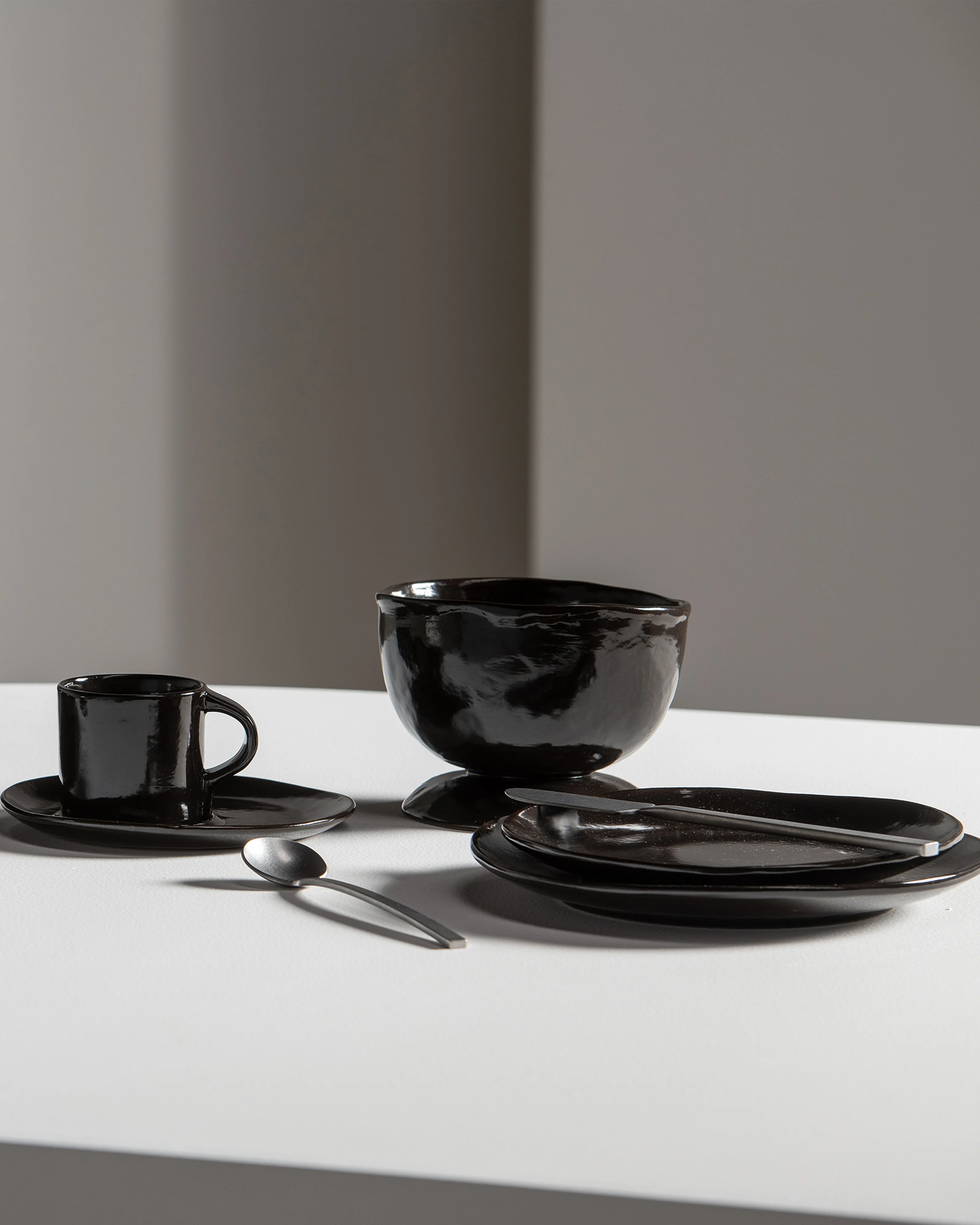 Breakfast plate S ebony La Mère - Image 2