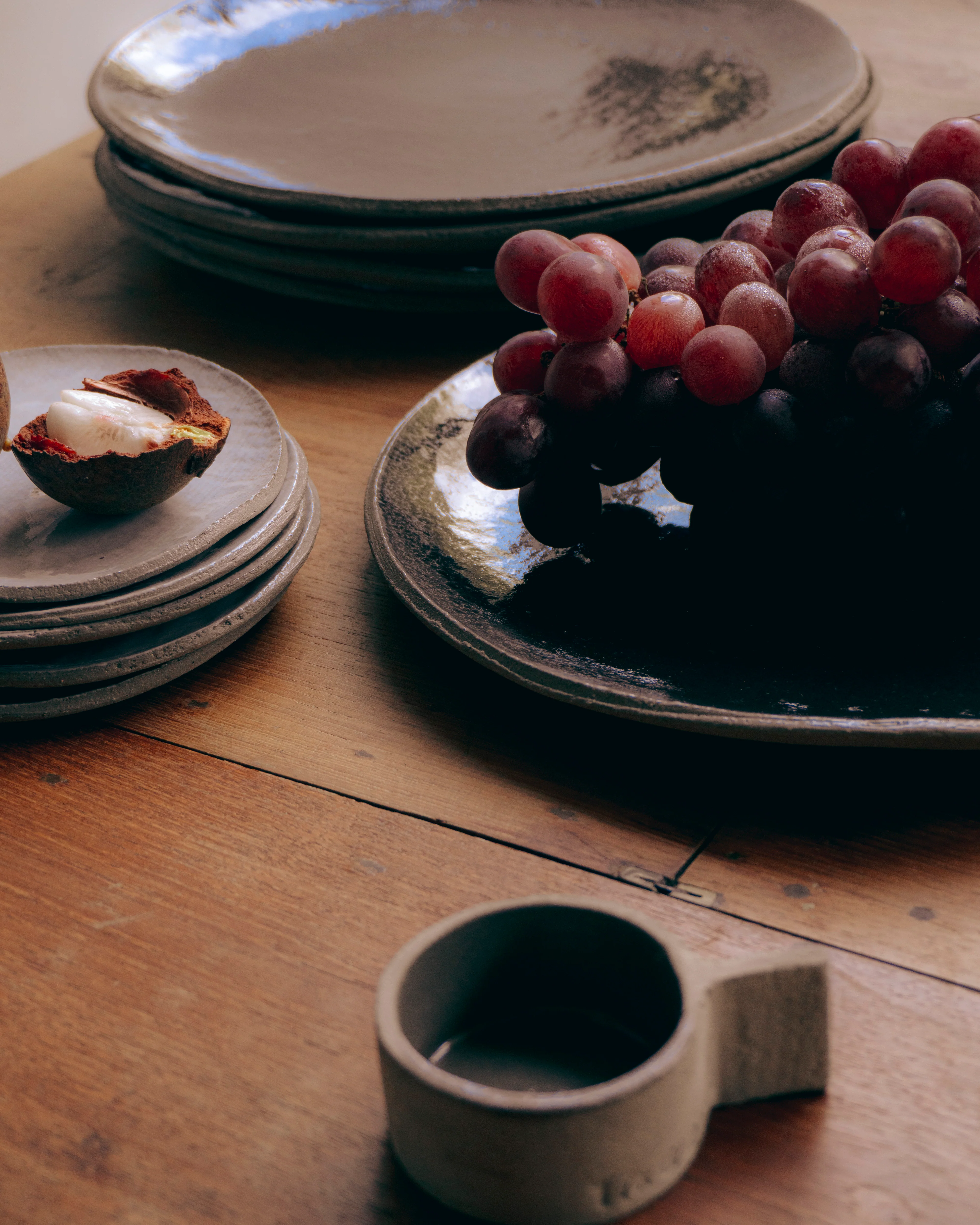 Dessert plate gray FCK - Image 2