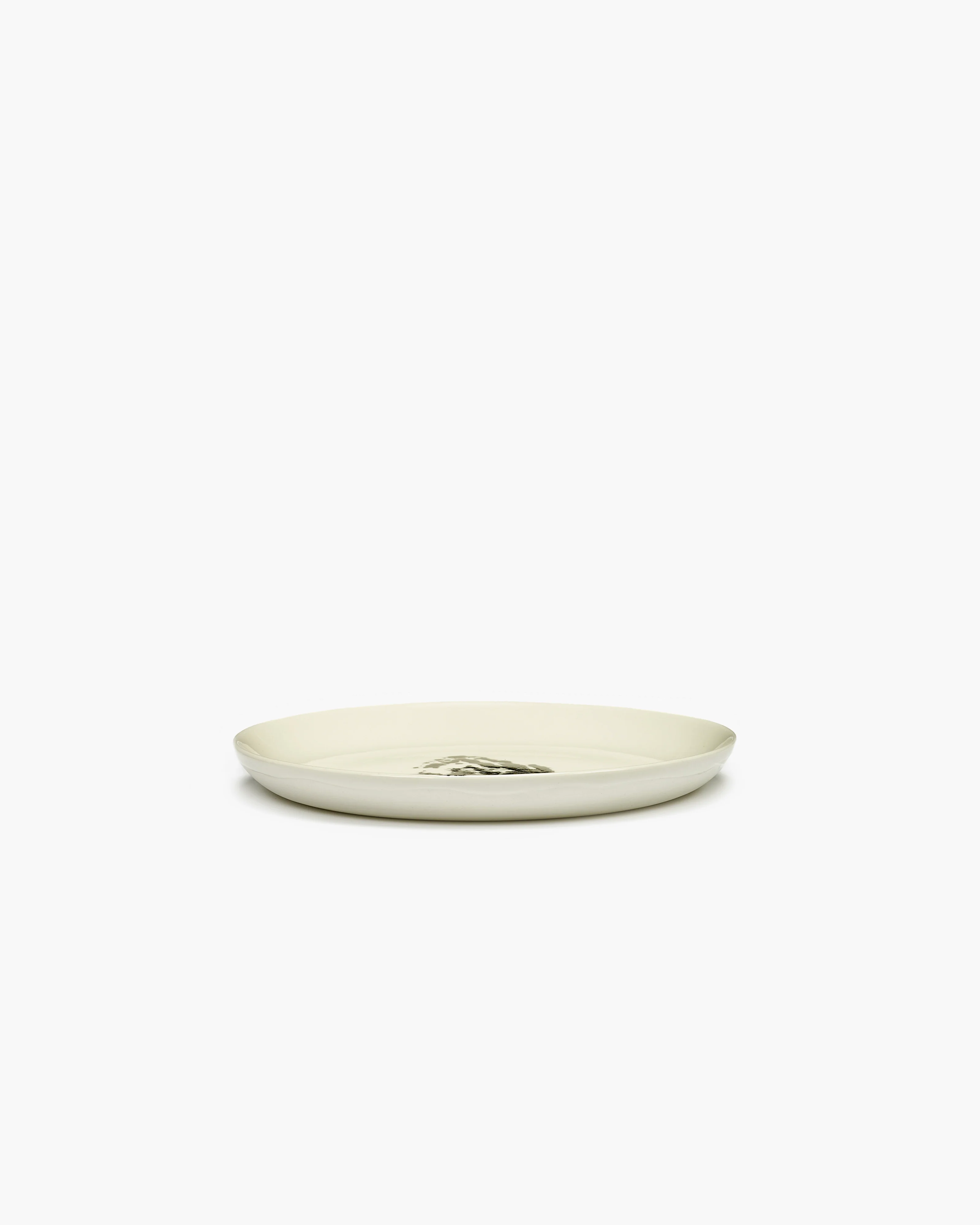 Breakfast plate off-white - black artichoke Feast - Image 2