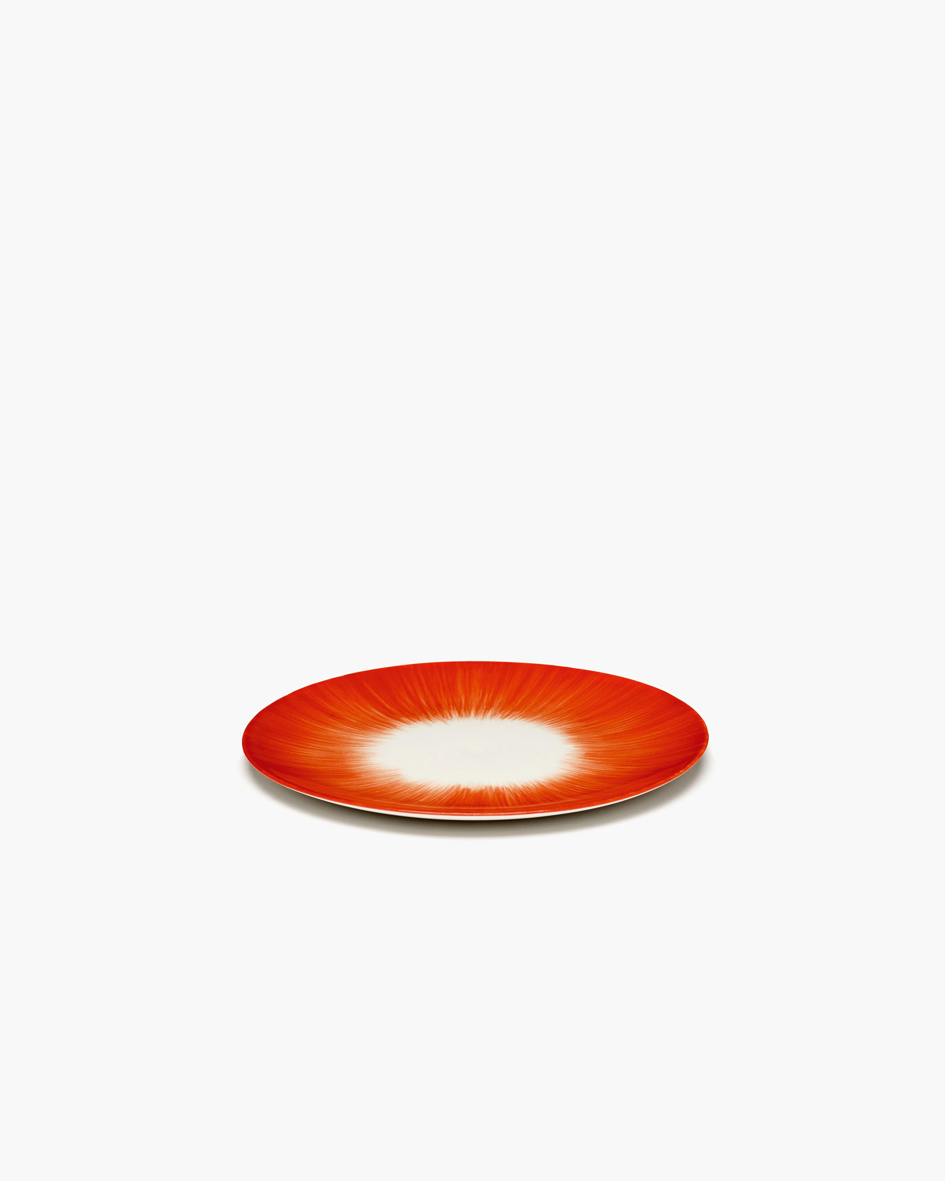 Breakfast plate white/red variation 5 Dé - Image 2