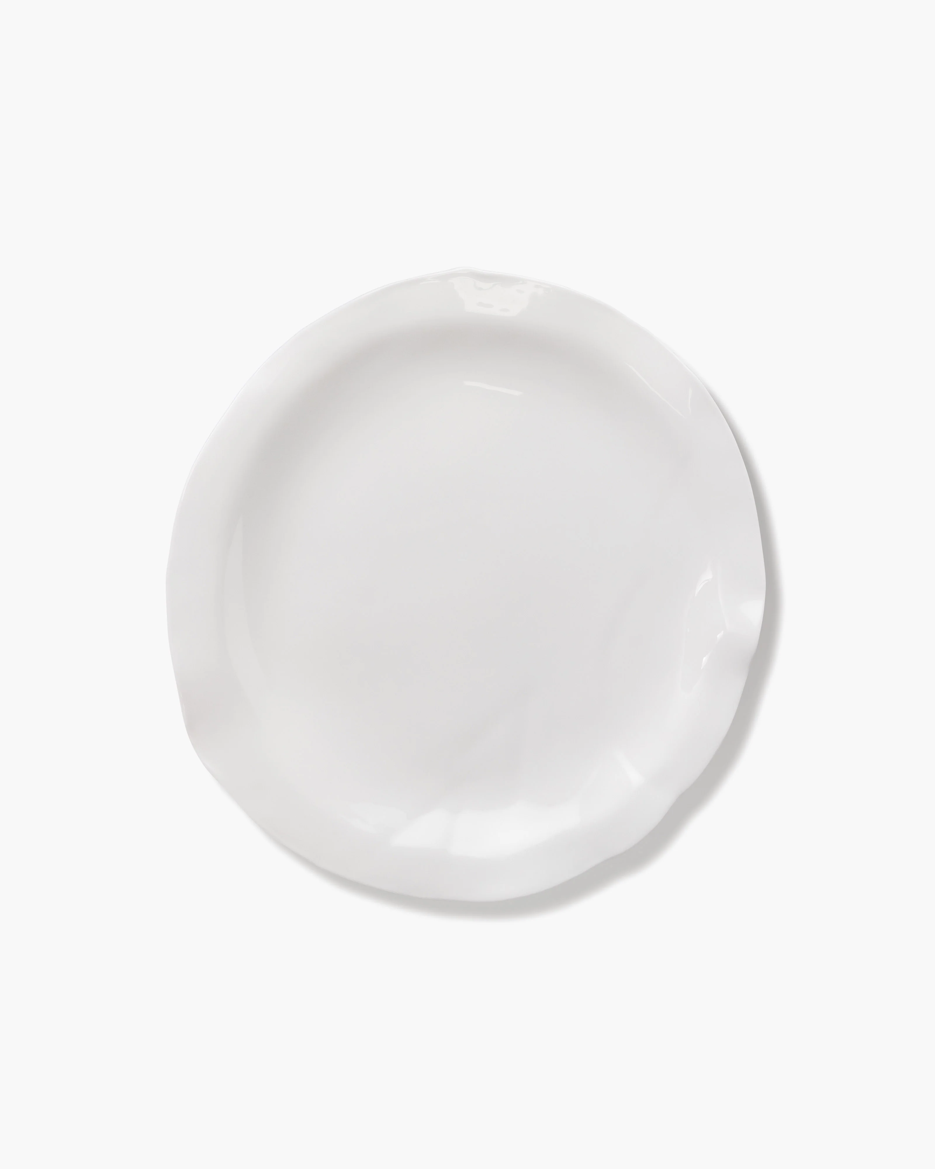 Serving plate Sun round white Perfect Imperfection