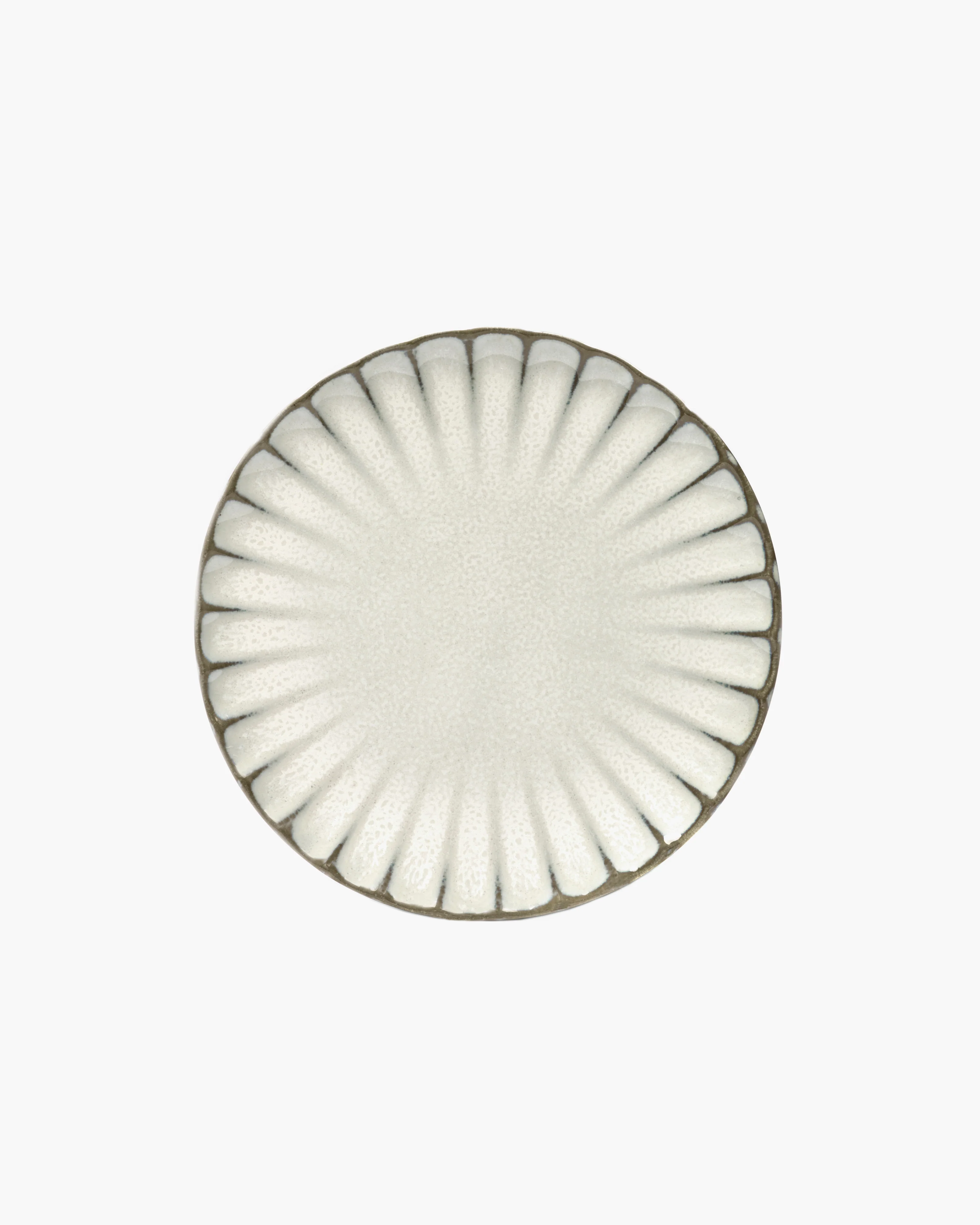 Dinner plate white Inku - Image 4