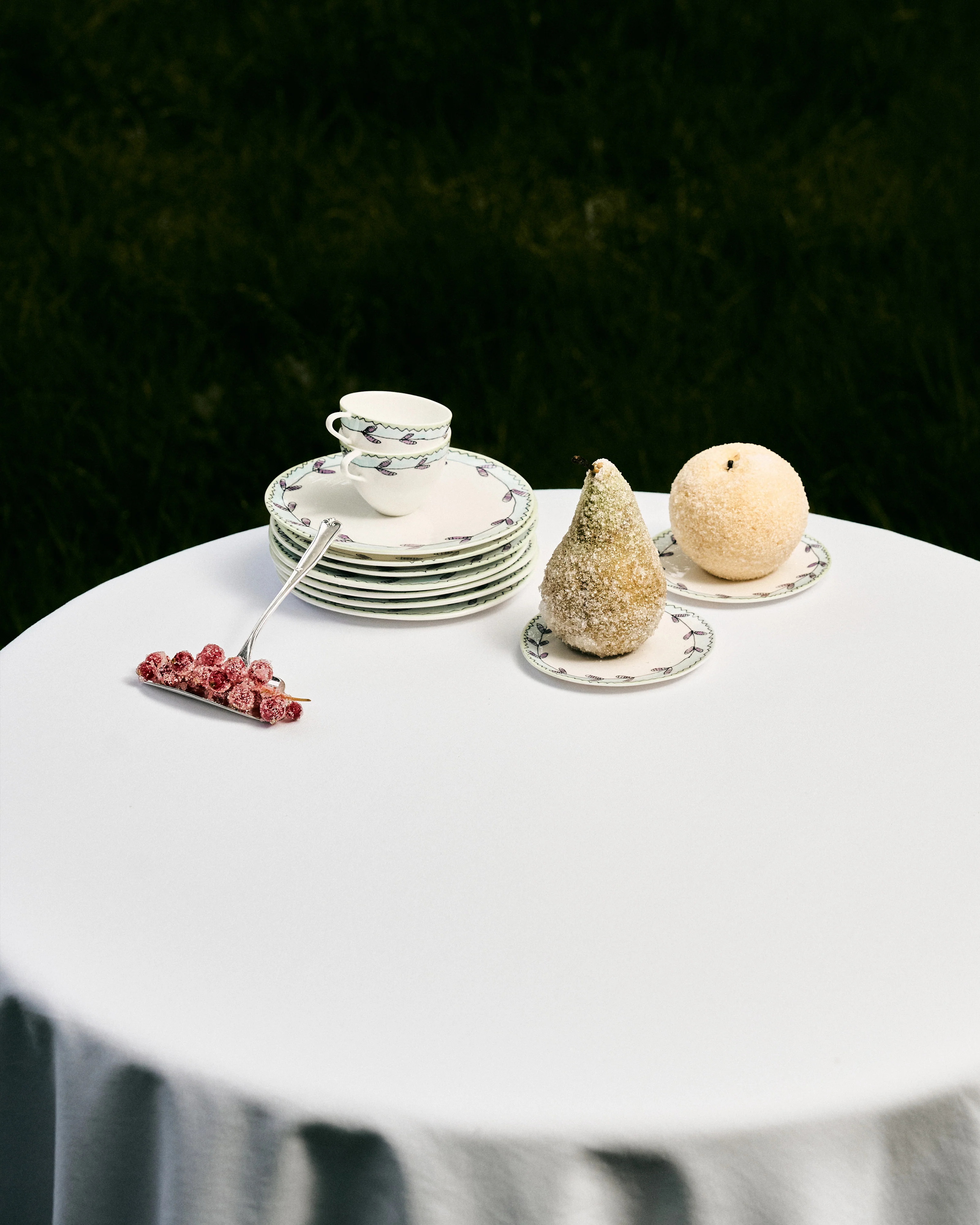 Dessert plate Blossom milk Midnight Flowers - Image 2