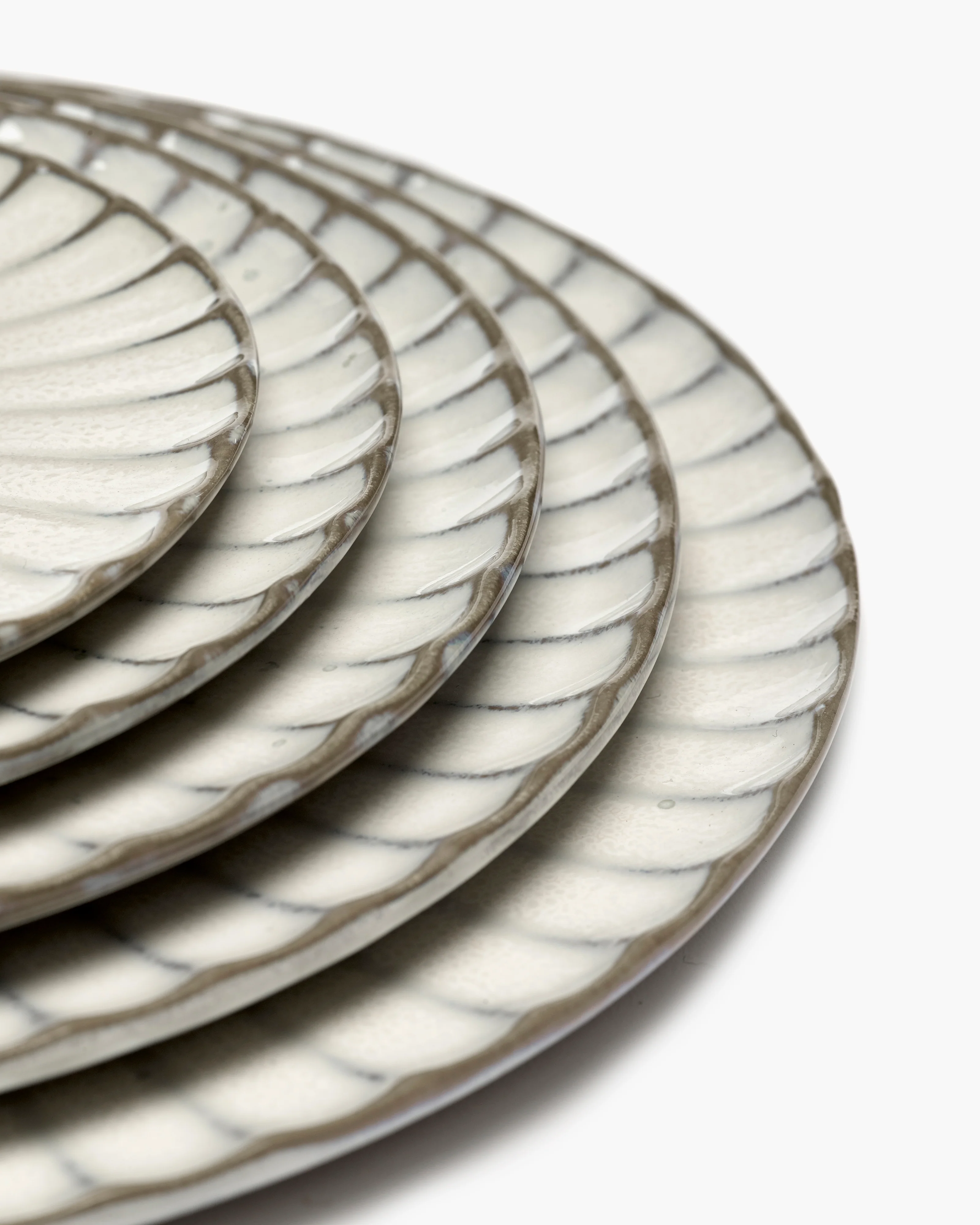 Dessert plate white Inku - Image 3